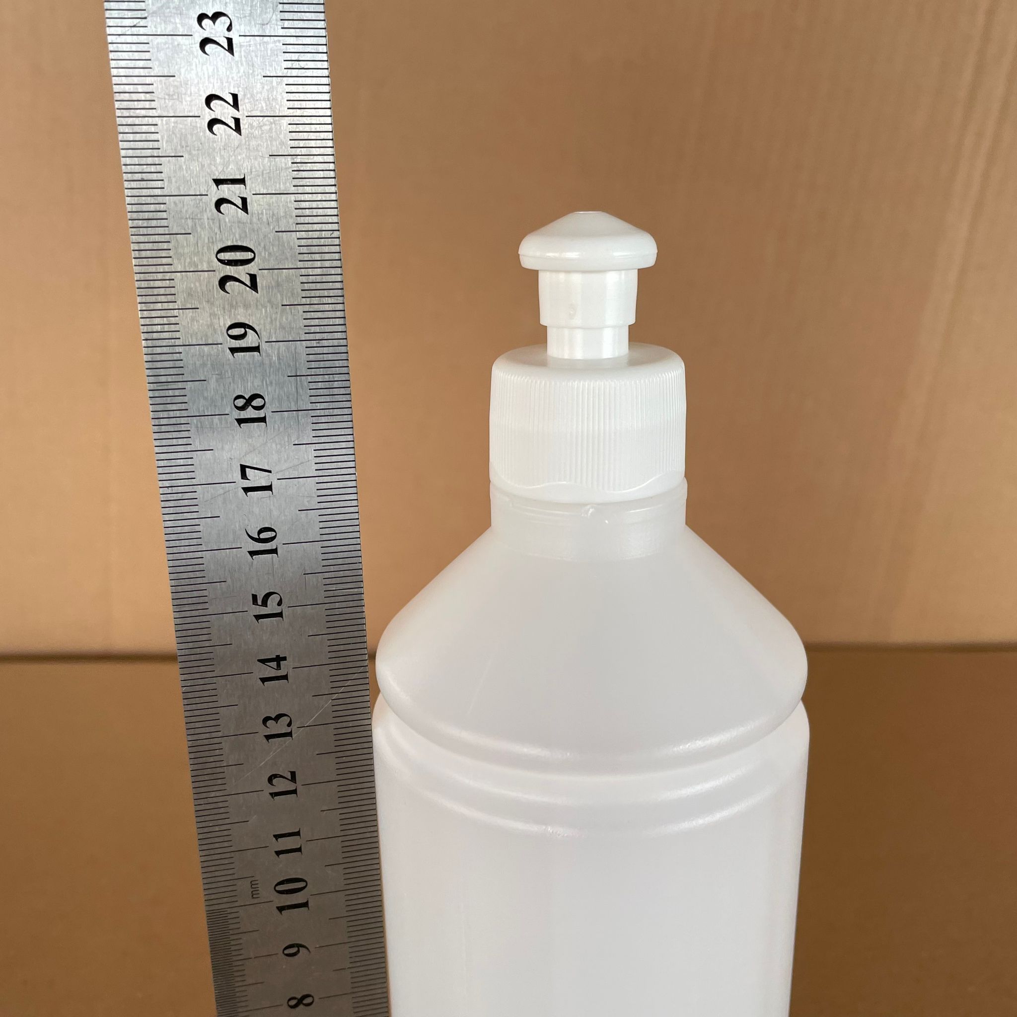 500 CC TİNER ŞİŞESİ - BEYAZ PUSH PULL KAPAKLI - 500 ML KİMYASALA DAYANIKLI PLASTİK ŞİŞE - 0,5 LT POLİETİLEN ŞİŞE