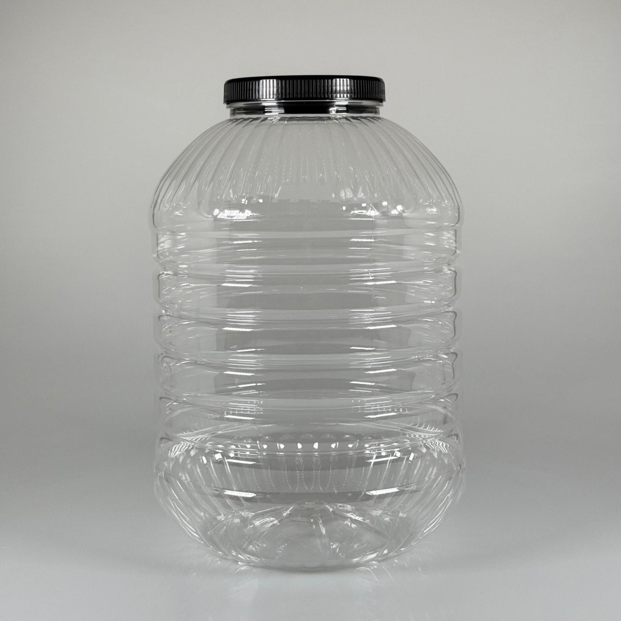 10 LİTRE PET KAVANOZ  - SİYAH KAPAKLI - PLASTİK KAVANOZ - 10 LT PET BİDON - 10000 CC BÜYÜK YUVARLAK KAVANOZ 110 MM AĞIZ- TURŞU, ZEYTİN VB İÇİN BOŞ PLASTİK BİDONLARI