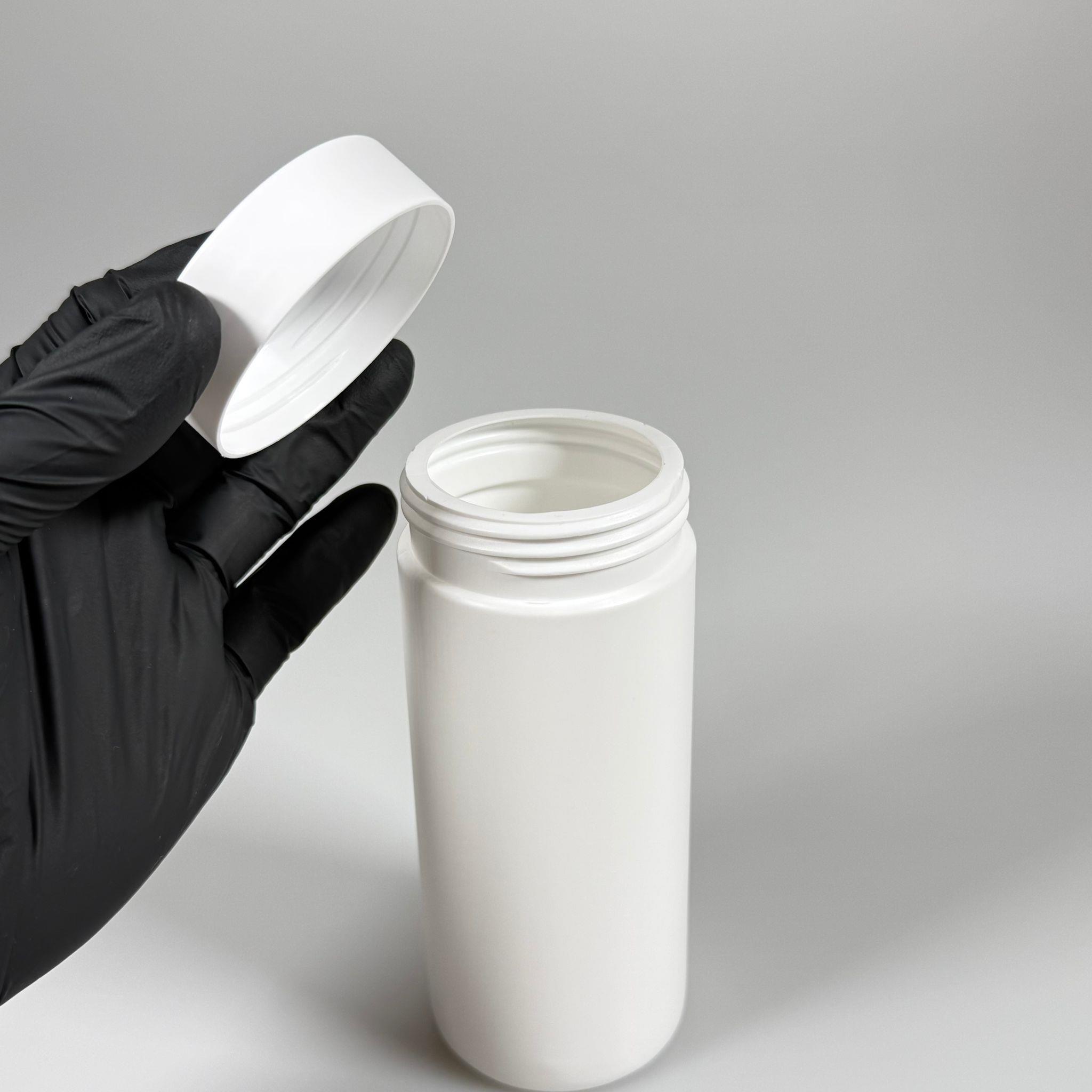 POLİETİLEN PE KAVANOZ - KİMYASALA UYGUN KAVANOZ - 350 CC BEYAZ - 350 CC PLASTİK