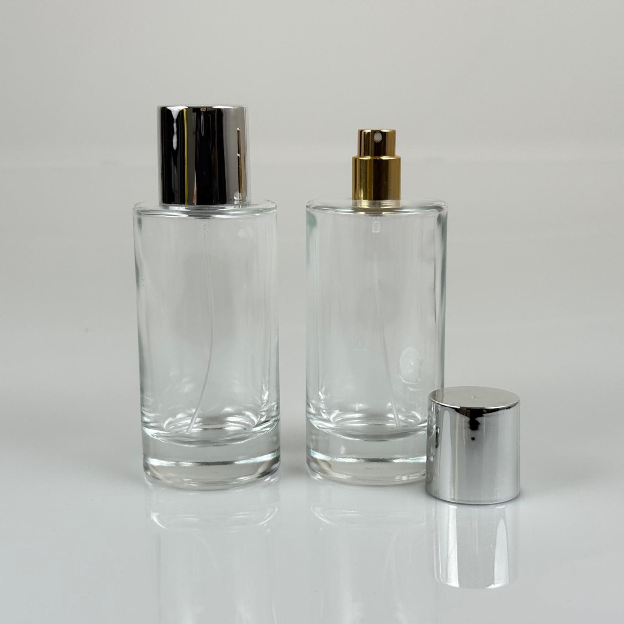 100 ML SİLİNDİR MODEL SAVAGE PARFÜM ŞİŞESİ - GOLD METAL SPREYLİ + GÜMÜŞ GENİŞ KAPAKLI (AĞIZ 15 MM GEÇME KOLAY KAPAMA)