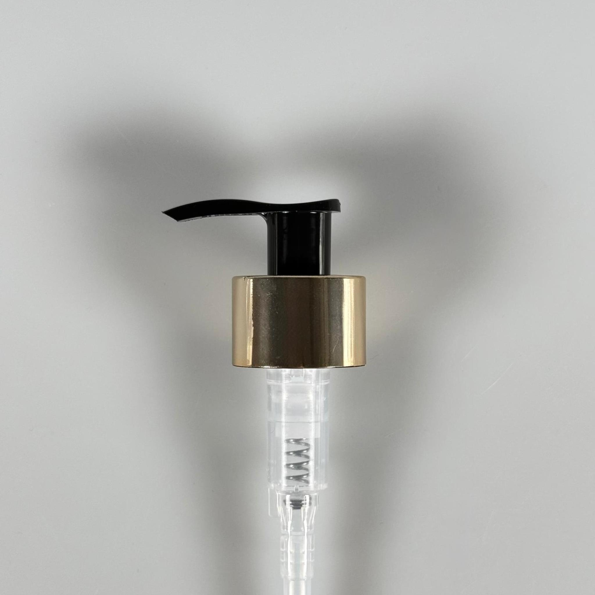 28 MM POMPA KİLİTLİ GOLD ALÜMİNYUM KAPLAMALI - SIVI SABUN POMPASI - UZUN HORTUMLU (30 CM)