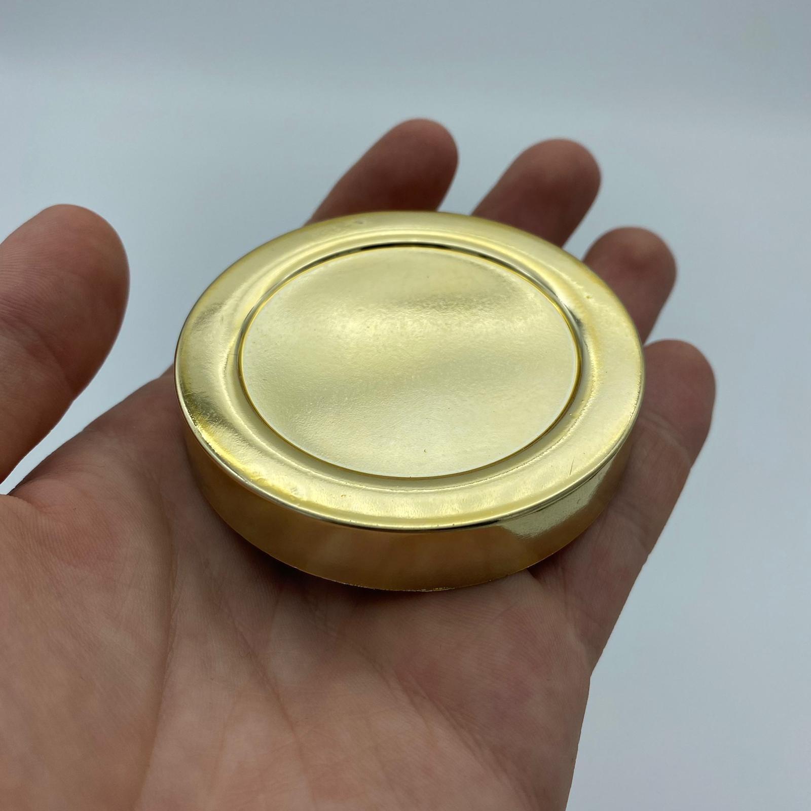 63 MM GOLD KAPLAMALI PLASTİK KAPAK