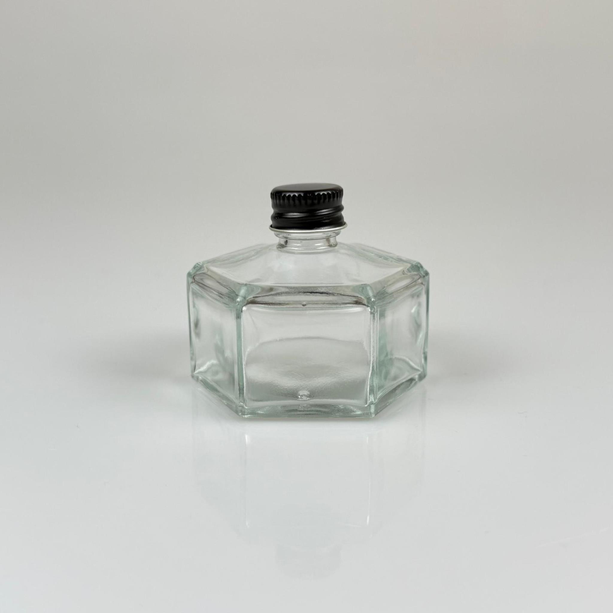 50 CC BASIK ALTIGEN CAM ŞİŞE - SİYAH METAL KAPAKLI - 50 ML PRESTİJLİ ŞİŞE