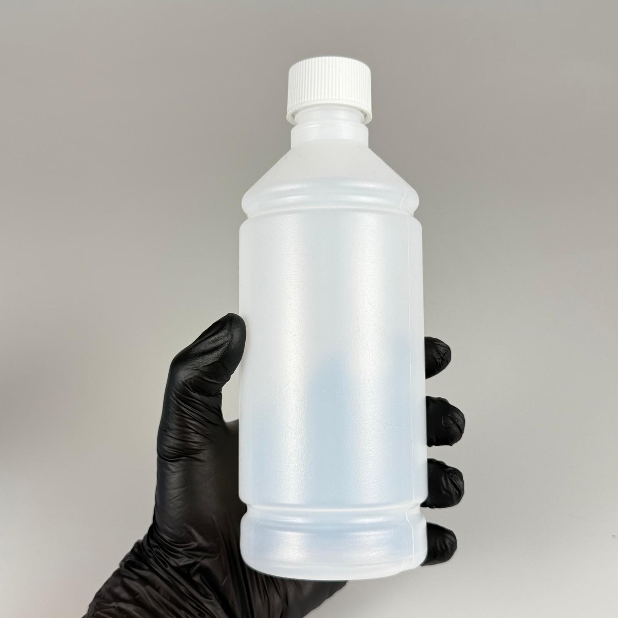 500 CC TİNER ŞİŞESİ - BEYAZ ÇOCUK EMNİYET KİLİTLİ KAPAKLI - 500 ML KİMYASALA DAYANIKLI PLASTİK ŞİŞE - 0,5 LT POLİETİLEN ŞİŞE