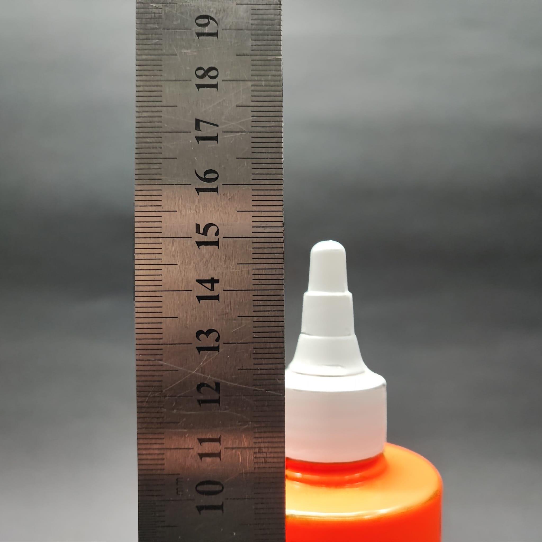 200 CC KÜT BOYUNLU SİLİNDİR PET ŞİŞE (24 GR) - AKITICI ASANSÖR BEYAZ KAPAKLI - 200 ML PLASTİK ŞİŞE - TURUNCU