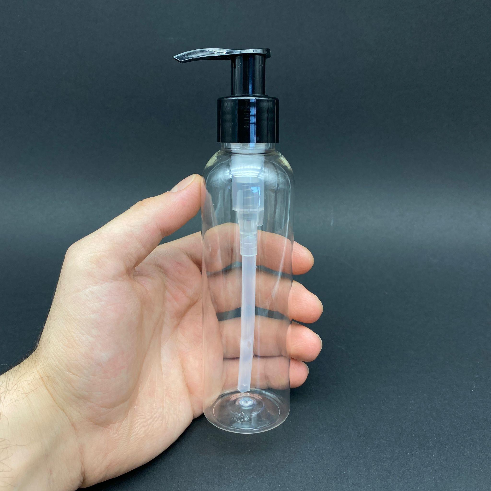 150 CC PET ŞİŞE - SİYAH POMPALI - 150 ML POMPALI PLASTİK ŞİŞE