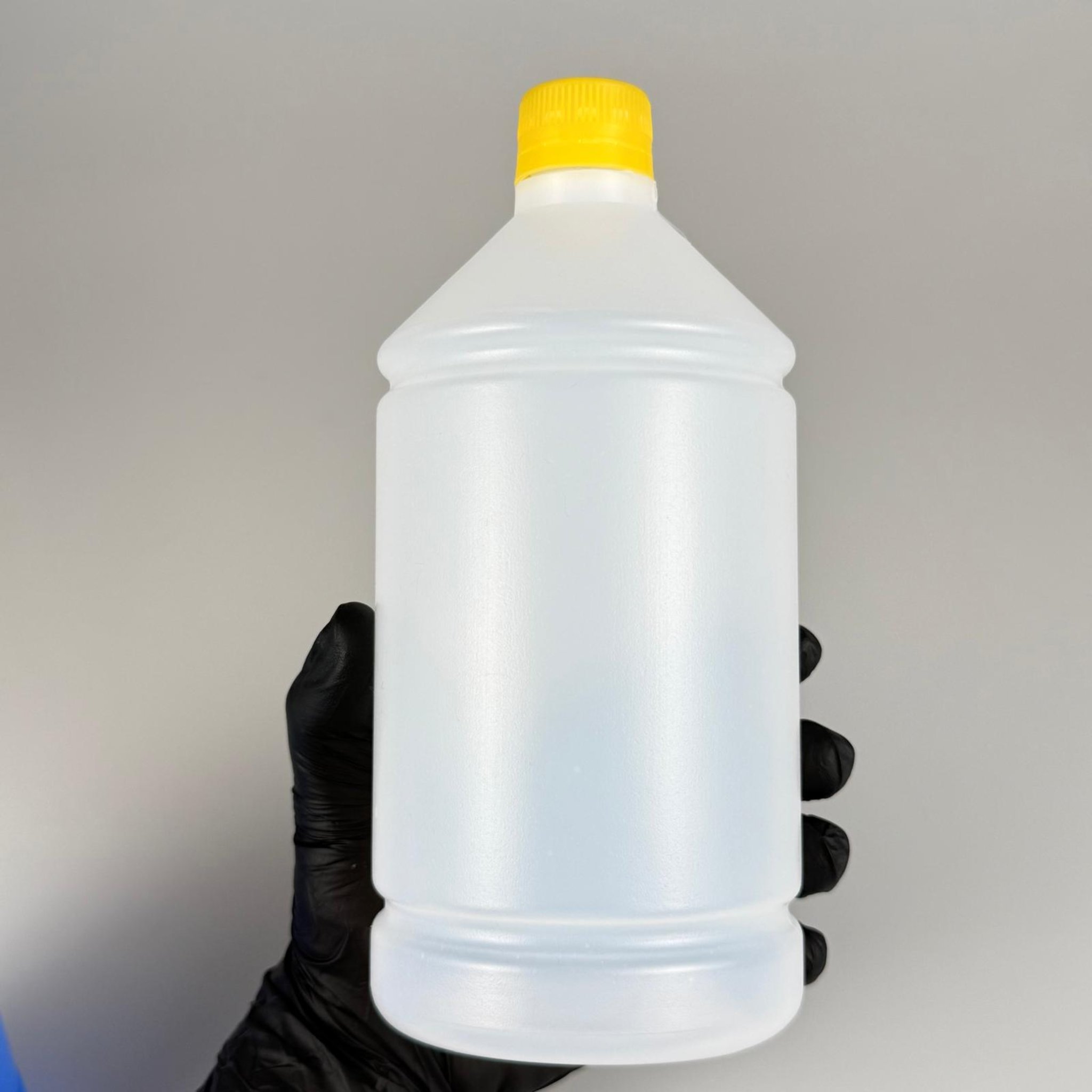 1000 CC TİNER ŞİŞESİ - SARI KİLİTLİ KAPAKLI - 1000 ML KİMYASALA DAYANIKLI PLASTİK ŞİŞE - 1 LT POLİETİLEN ŞİŞE