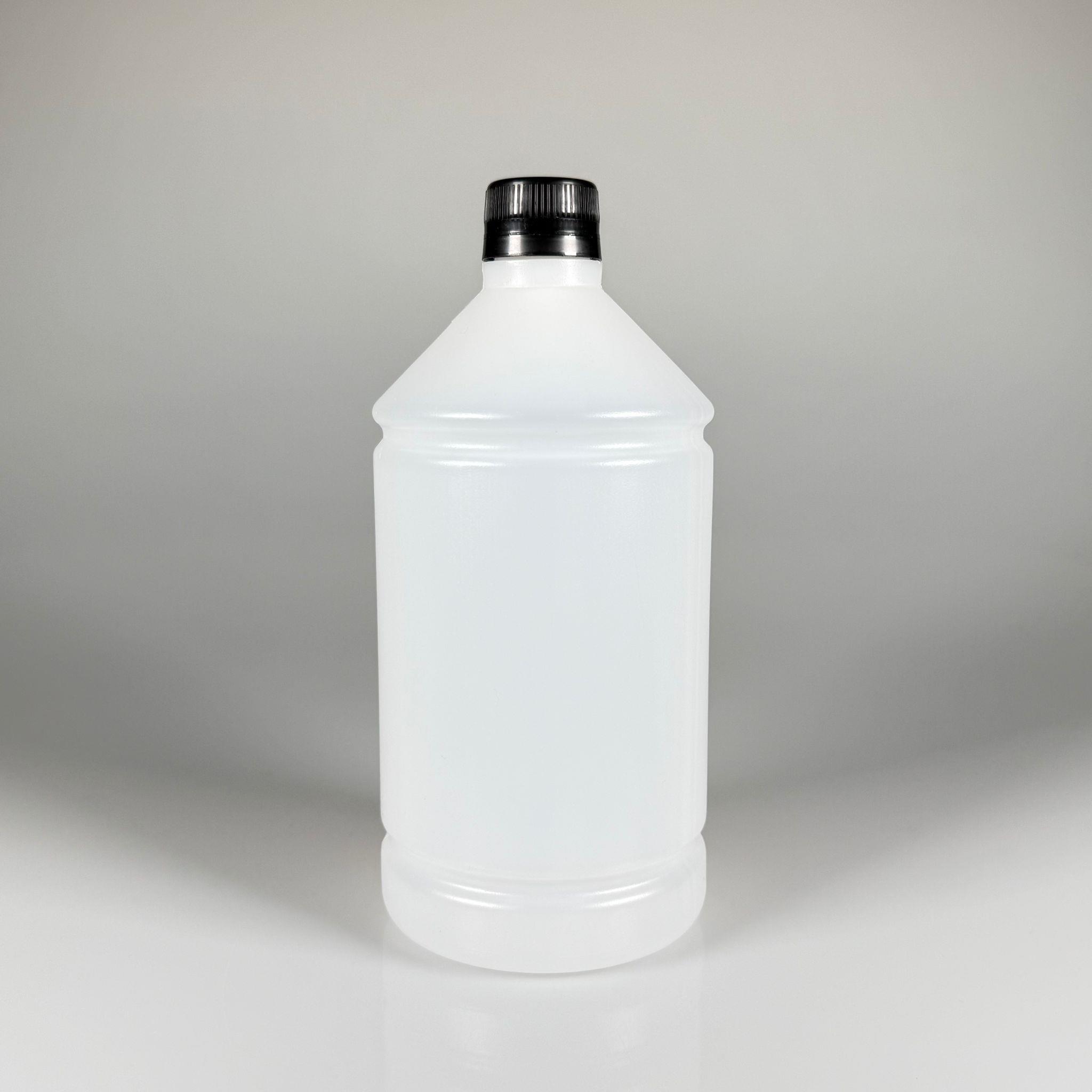 1000 CC TİNER ŞİŞESİ - SİYAH KİLİTLİ KAPAKLI - 1000 ML KİMYASALA DAYANIKLI PLASTİK ŞİŞE - 1 LT POLİETİLEN ŞİŞE