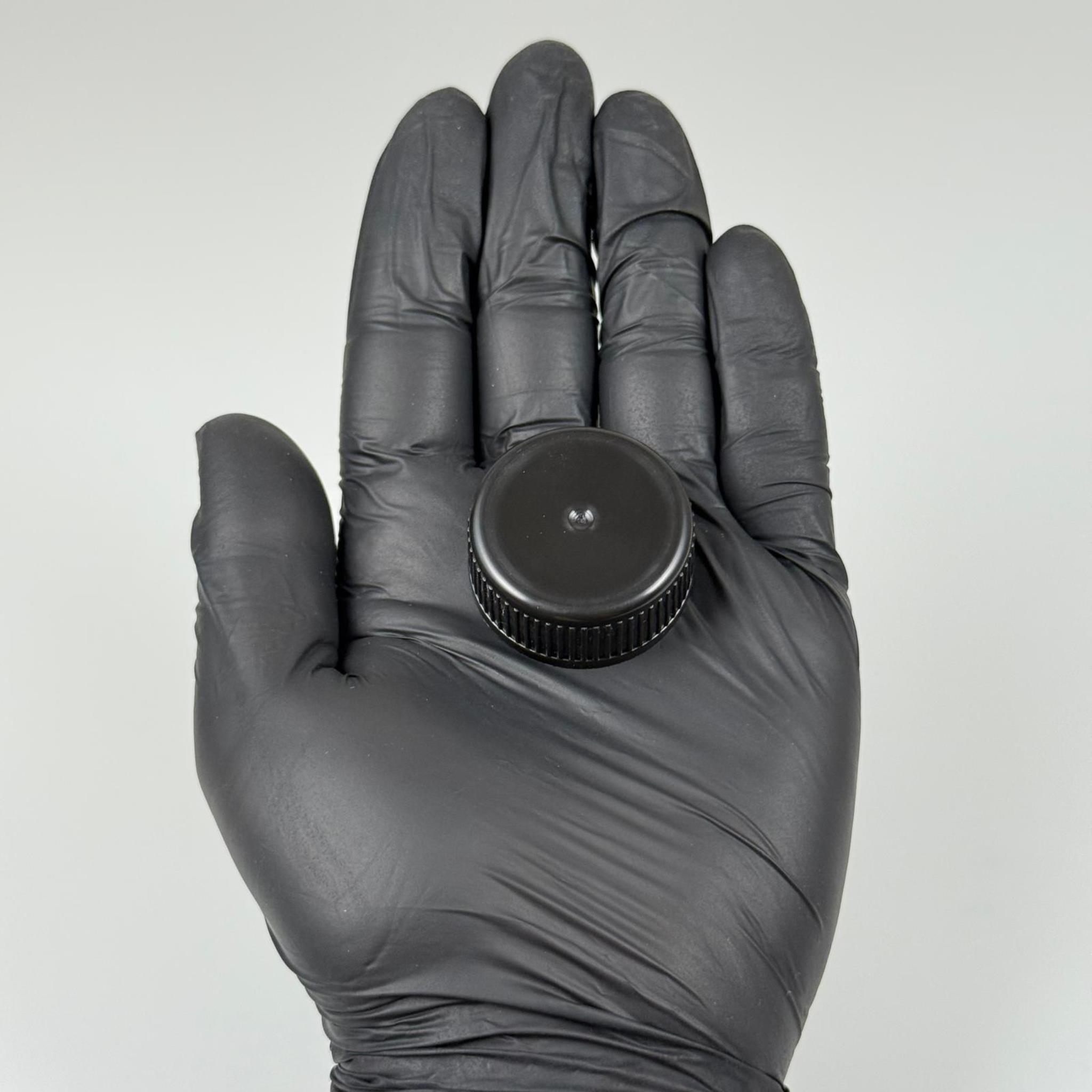 31 MM VİDALI PLASTİK KAPAK SİYAH - KÖPÜK CONTALI (MARASKA, DORİKA.  KULPLU GALON ŞİŞE - VİDALILAR UYUMLU) - bericap SK 31.5/16 PE/PVDC SIYAH 240 (BANTSIZ)