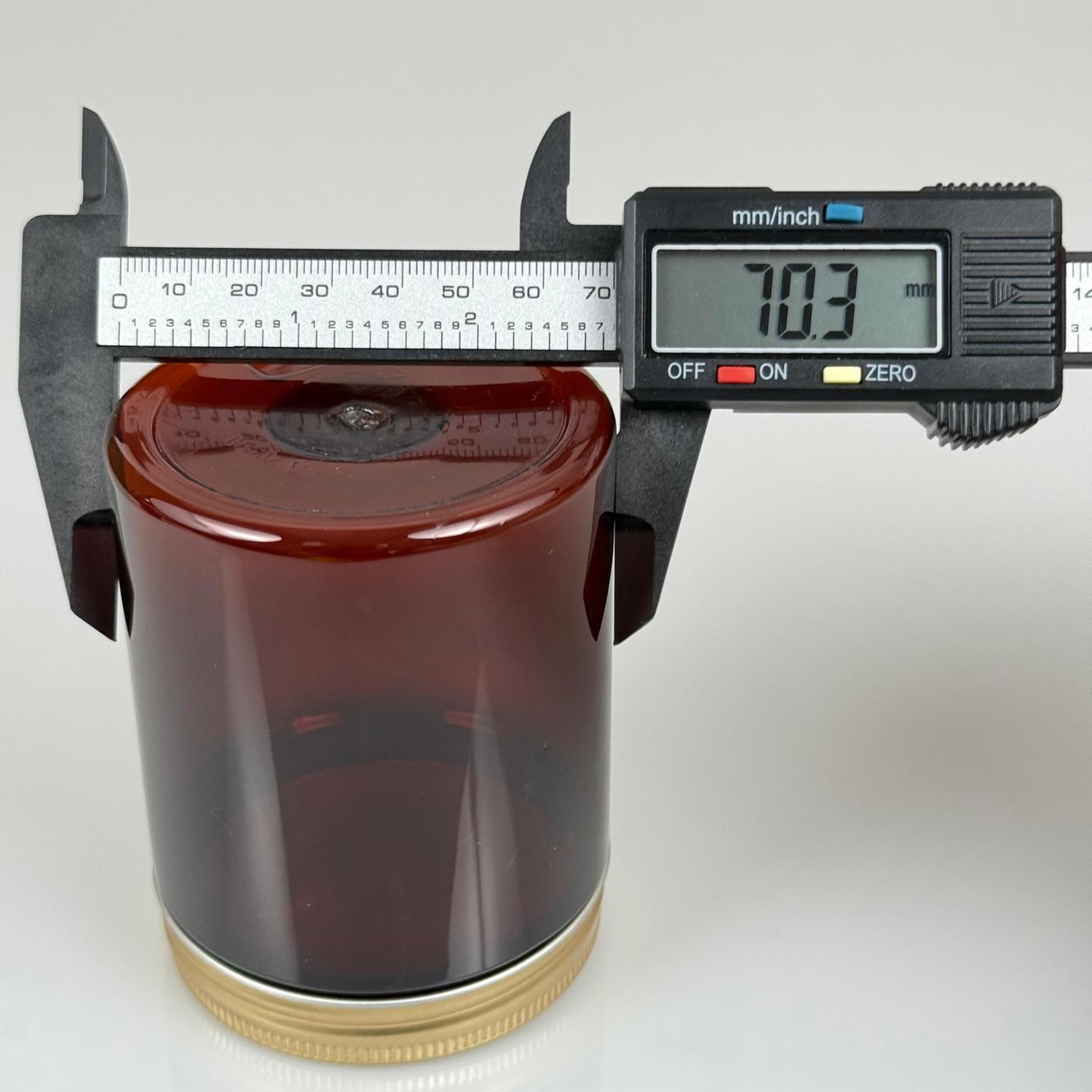 300 ML SERT PET KAVANOZ + GOLD METAL KAPAK + İÇ TIPA - 300 CC KALIN AMBER PLASTİK KAVANOZ GOLD METAL KAPAKLI İÇ TIPALI TAKIM - KREM KAVANOZLARI