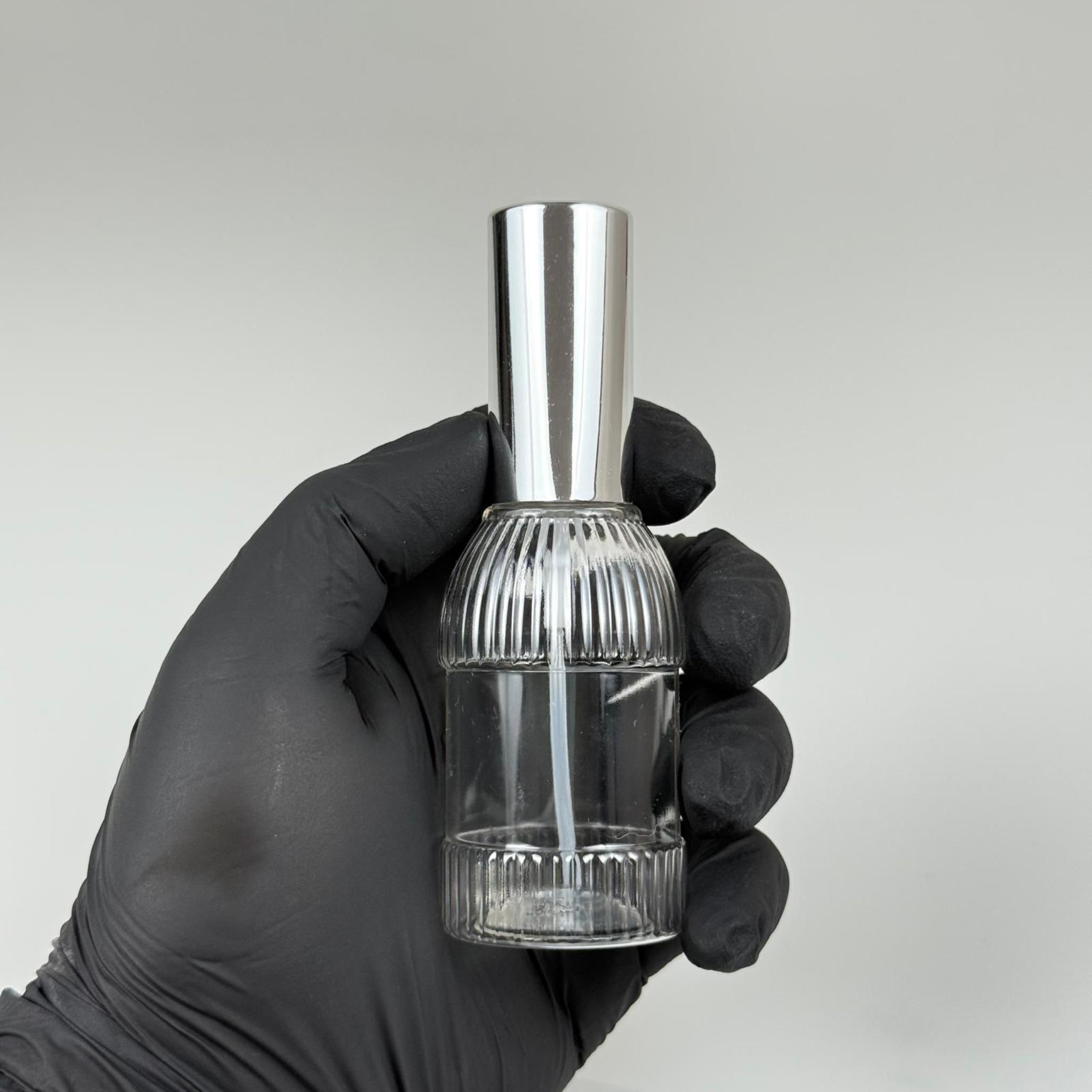 50 ML PET KOLONYA, PARFÜM VB ŞİŞELERİ - METAL ALÜMİNYUM GÜMÜŞ KAPAK + VİDALI SPREY + 50 CC MANDALİNA MODEL ŞİŞE SET TAKIM