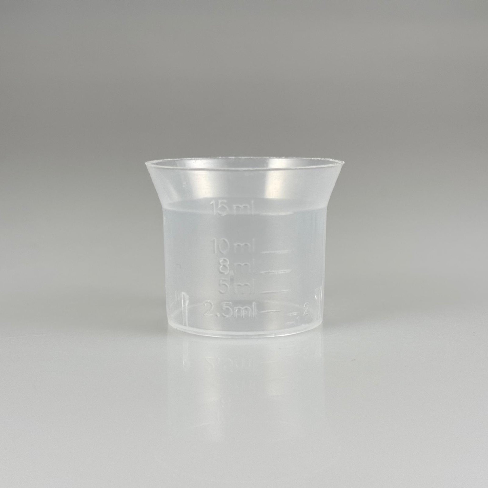 ÖLÇEK - 15 ML -  25 PP AĞIZ ECZA ŞİŞESİ İÇİN ÖLÇEK - ŞURUP KAPAĞININ ÜSTÜNE GEÇER