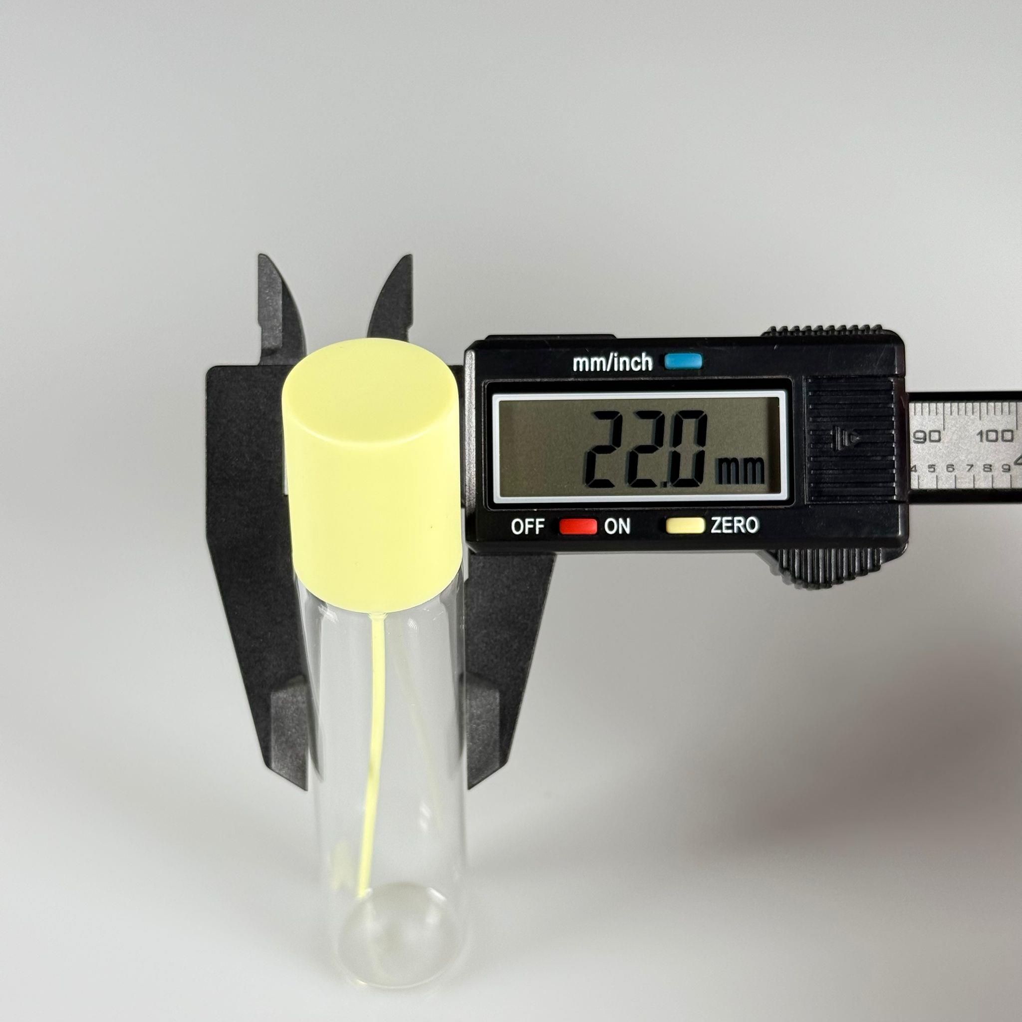 PARFÜM ŞİŞESİ 25 ML - 25 CC PARFÜM AMBALAJI VALFLİ (GEÇME AĞIZ) CAM KALEM PARFÜM İÇİN ŞİŞELERİ - SARI SPREY + KAPAKLI SET TAKIM