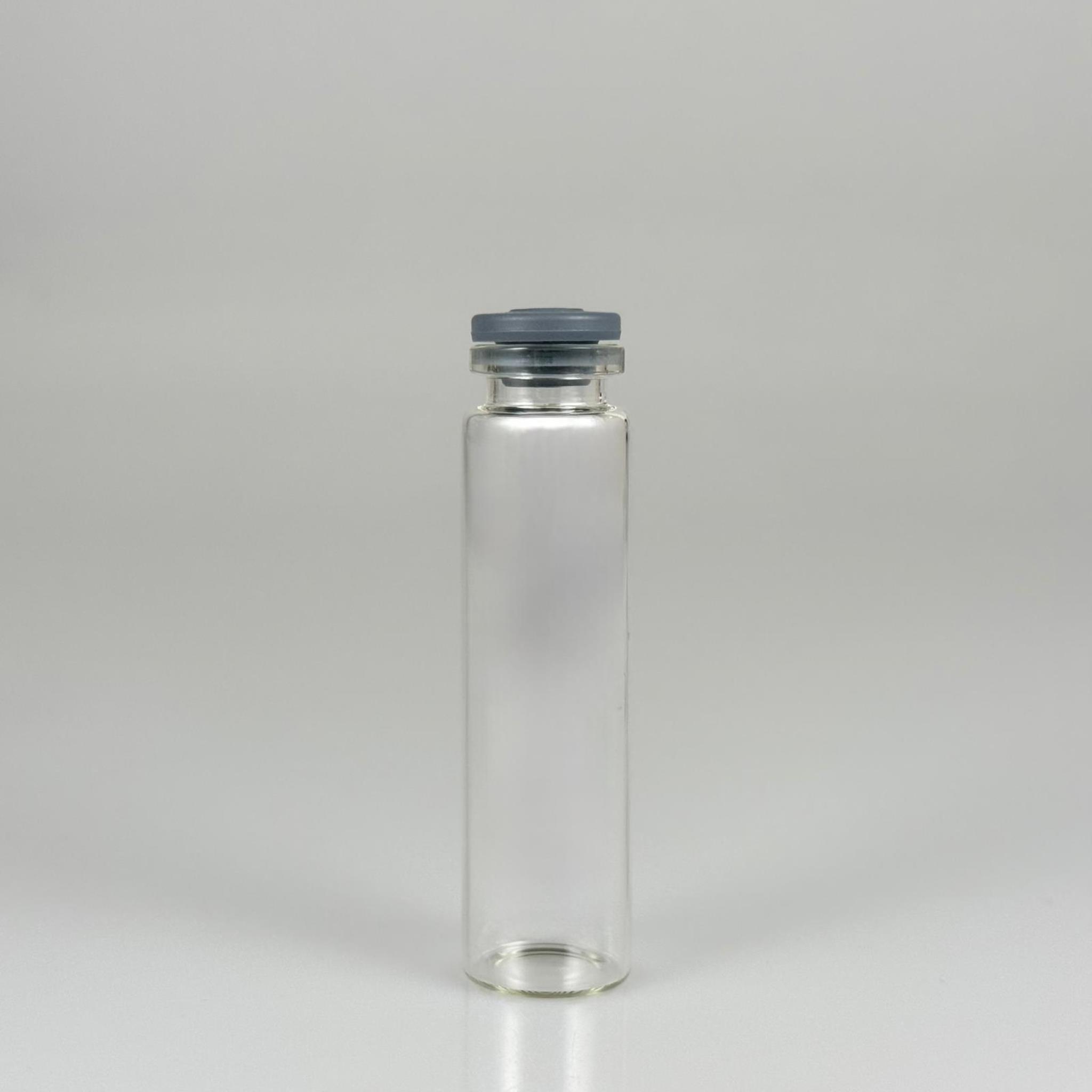 22x80 MM İNCE BOROSİLİKAT FLAKON CAM ŞİŞE 20 ML + BUTİL KAUÇUK TIPA 20 MM - ŞEFFAF CAM İLAÇ, ECZA, PENİSİLİN, MEDİKAL, LABORATUVAR, FARMASÖTİK ŞİŞELERİ