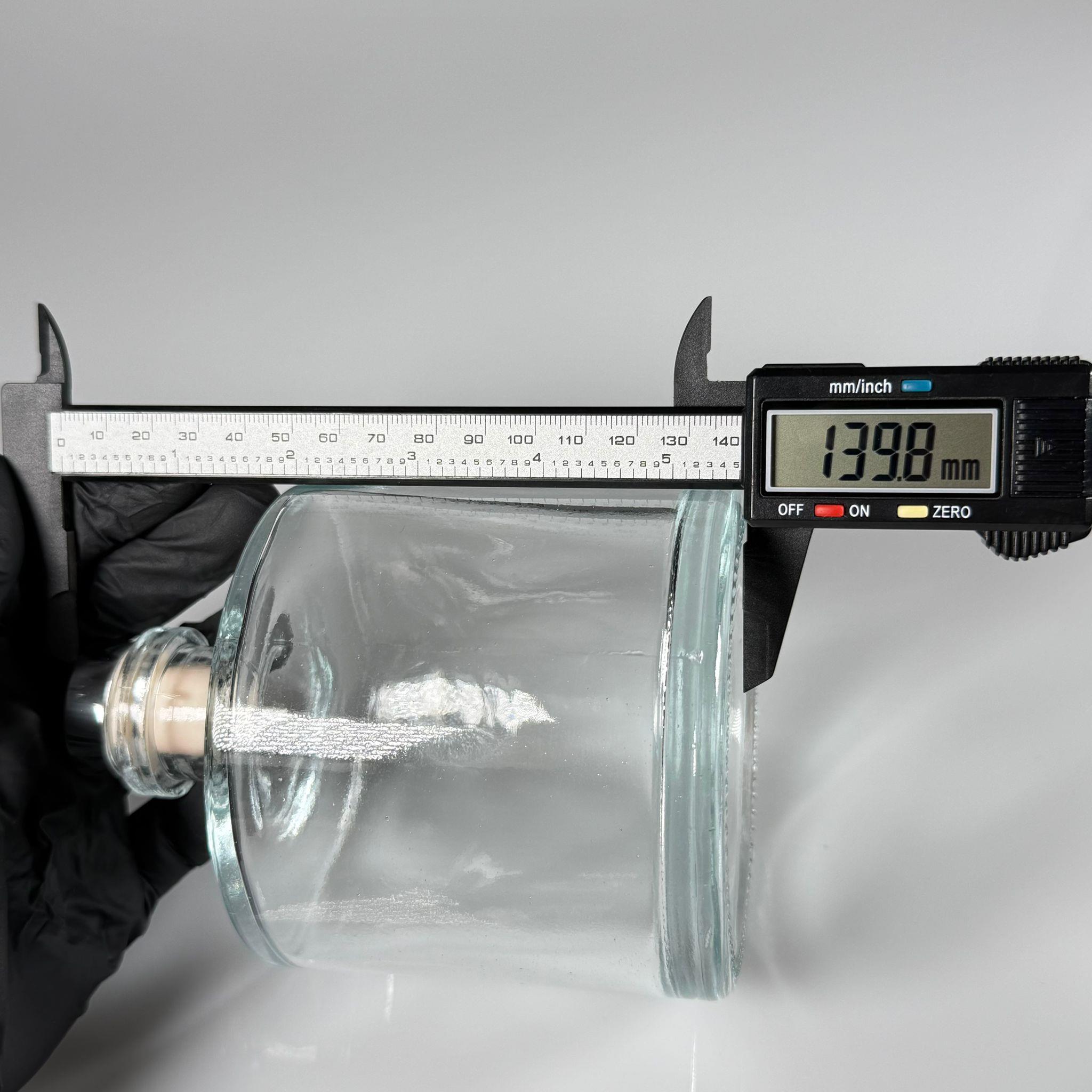 500 CC LÜX ŞİŞE - SİLİNDİR - 500 ML BÜYÜK BOY DİFFUSER ŞİŞE GÜMÜŞ MANTAR TIPALI