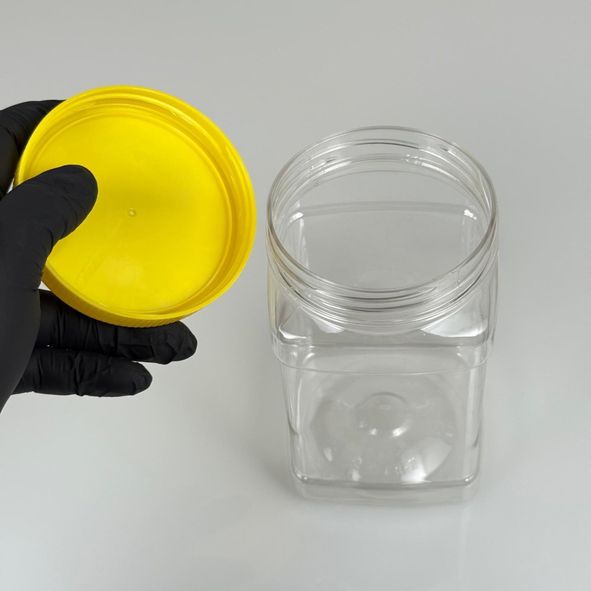 720 CC DOMBY KARE PET KAVANOZ - 720 ML SIZDIRMAZ KAPAKLI PLASTİK KAVANOZ - TURŞU, ZEYTİN, KURUYEMİŞ, BAHARAT KAVANOZLARI VB ALANLARDA KULLANILABİLİR
