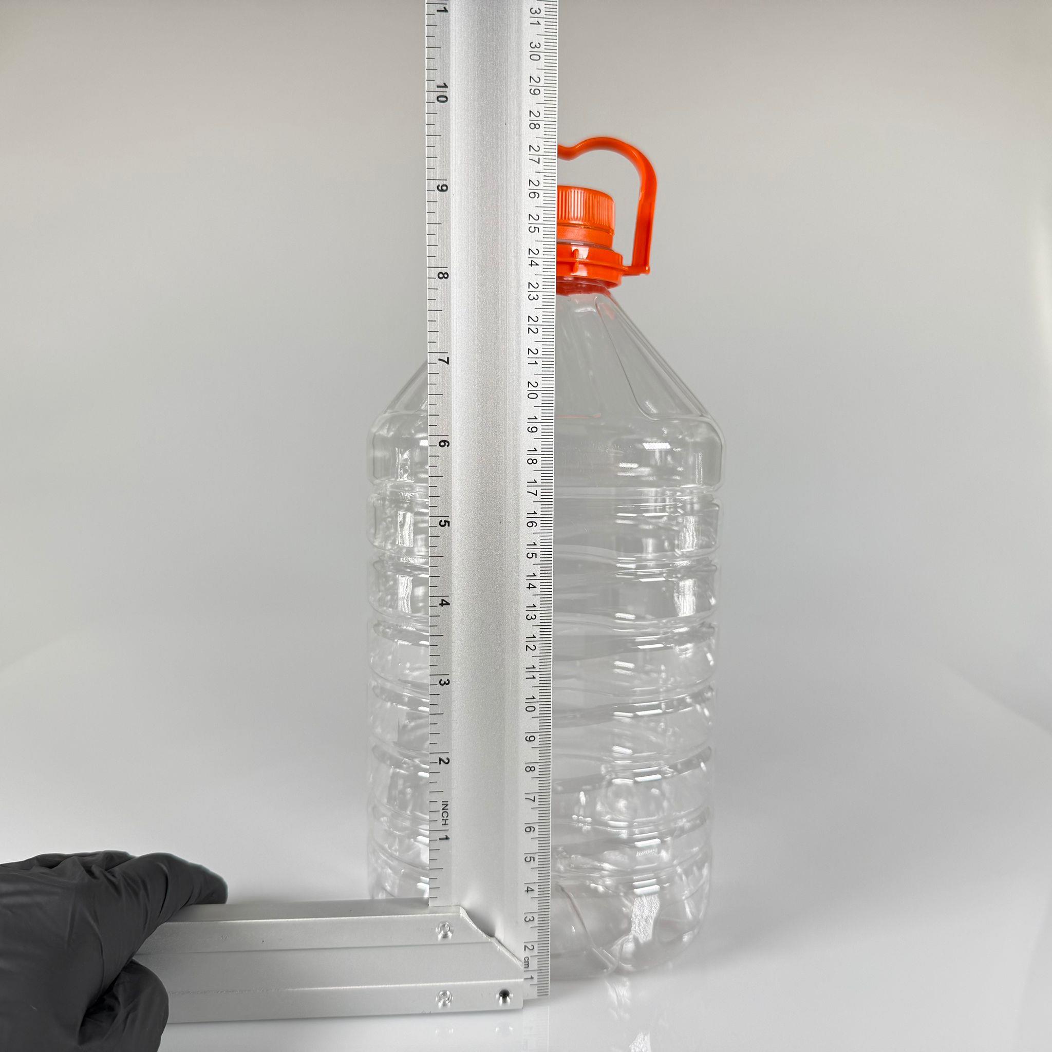 3 LT KÖŞELİ SU PETİ - TURUNCU KAPAKLI TURUNCU KULPLU - 3000 CC PET ŞİŞE