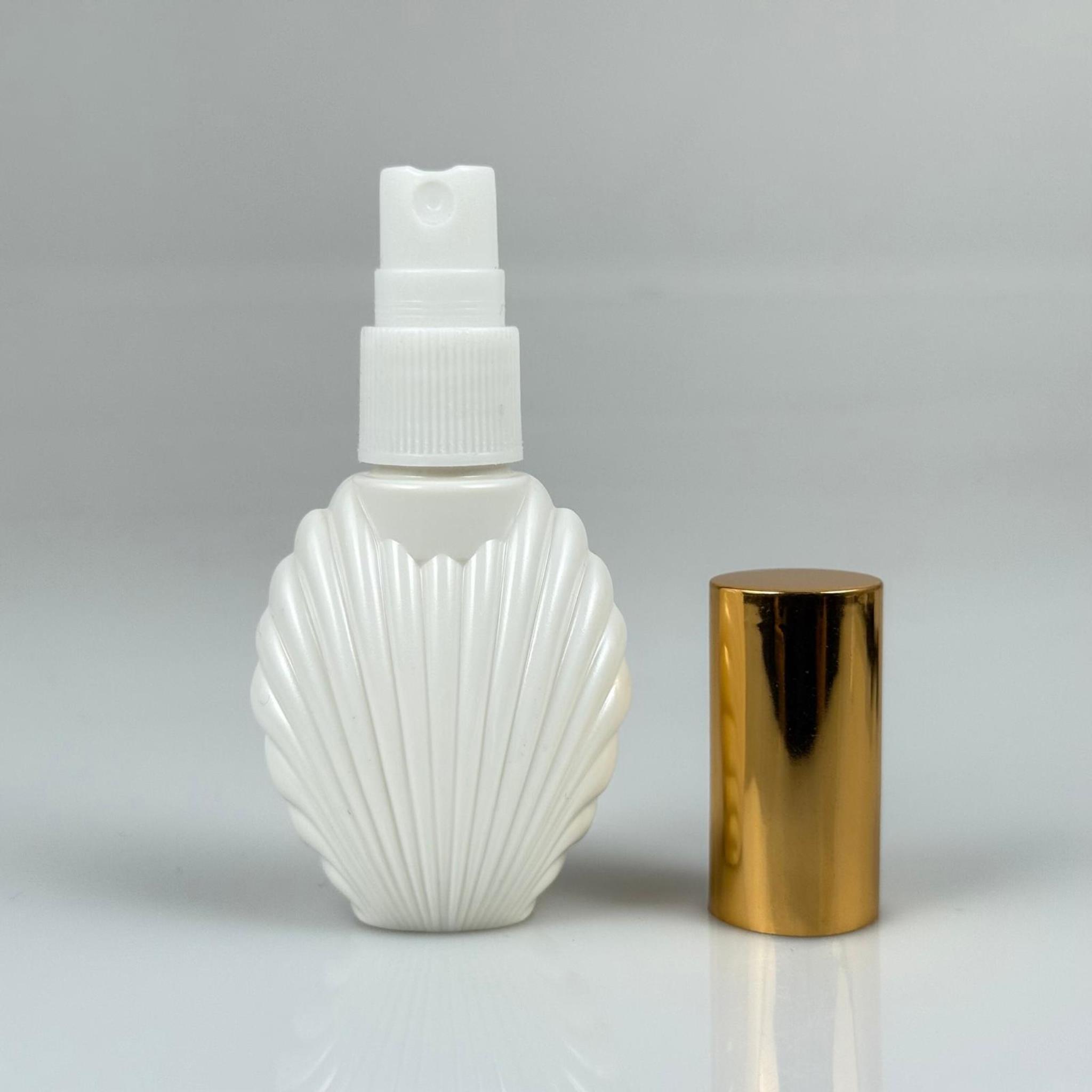 40 ML PET KOLONYA, PARFÜM VB ŞİŞELERİ - METAL ALÜMİNYUM GOLD KAPAK + VİDALI SPREY + 40 CC İSTİRİDYE BEYAZ ŞİŞE SET TAKIM