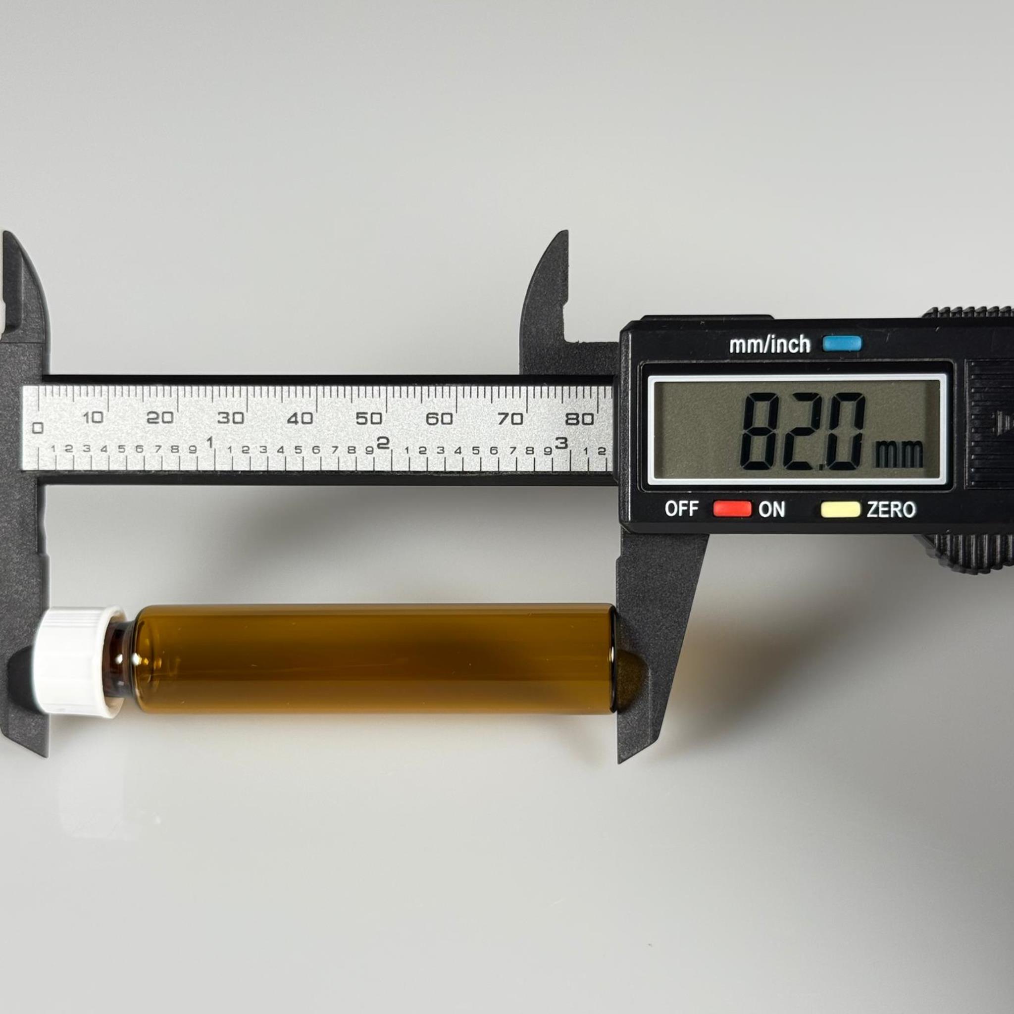 10 CC AMBER CAM ŞİŞE - BEYAZ KAPAKLI - 10 ML KAPAKLI CAM ŞİŞE