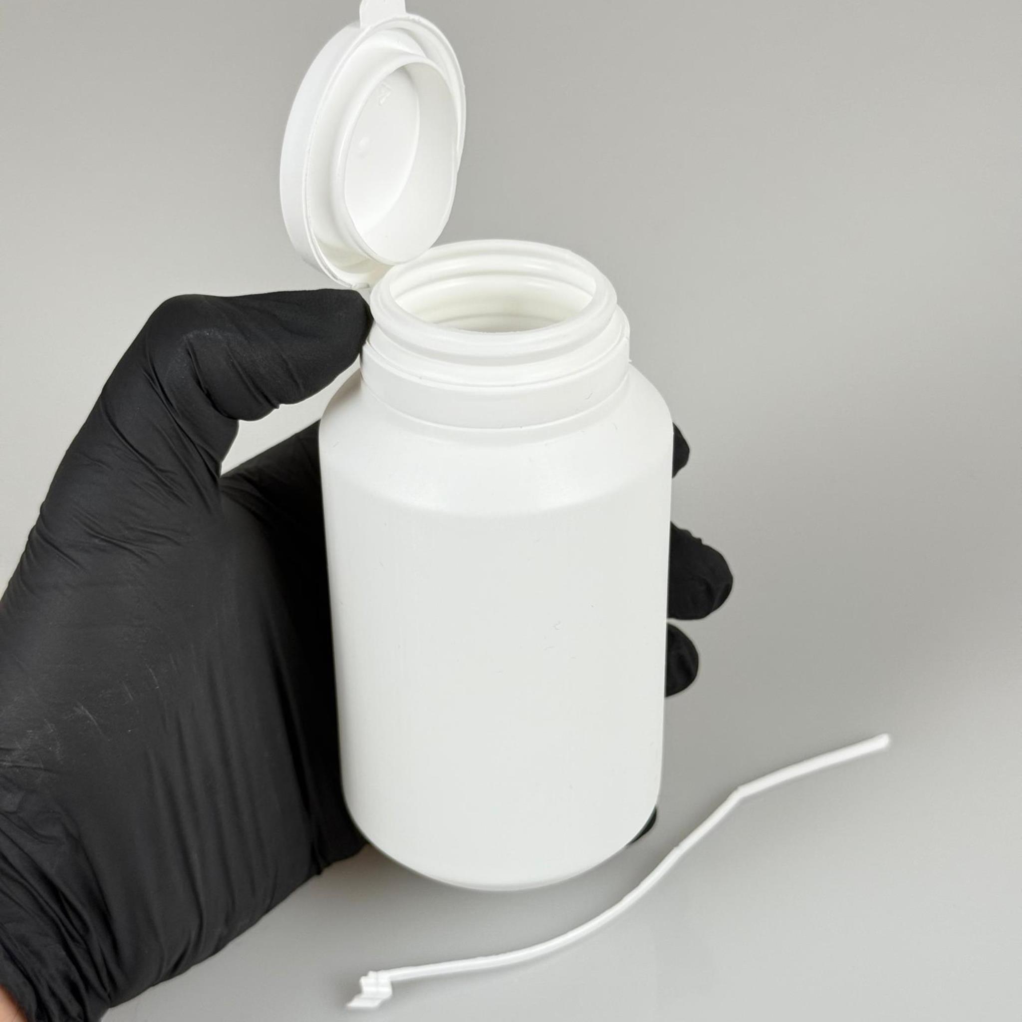 200 CC SAKIZ KUTUSU - YIRTMAÇLI KAPAKLI - 200 ML KAPSÜL KUTUSU - İLAÇ ŞİŞESİ - MEDİKAL AMBALAJ