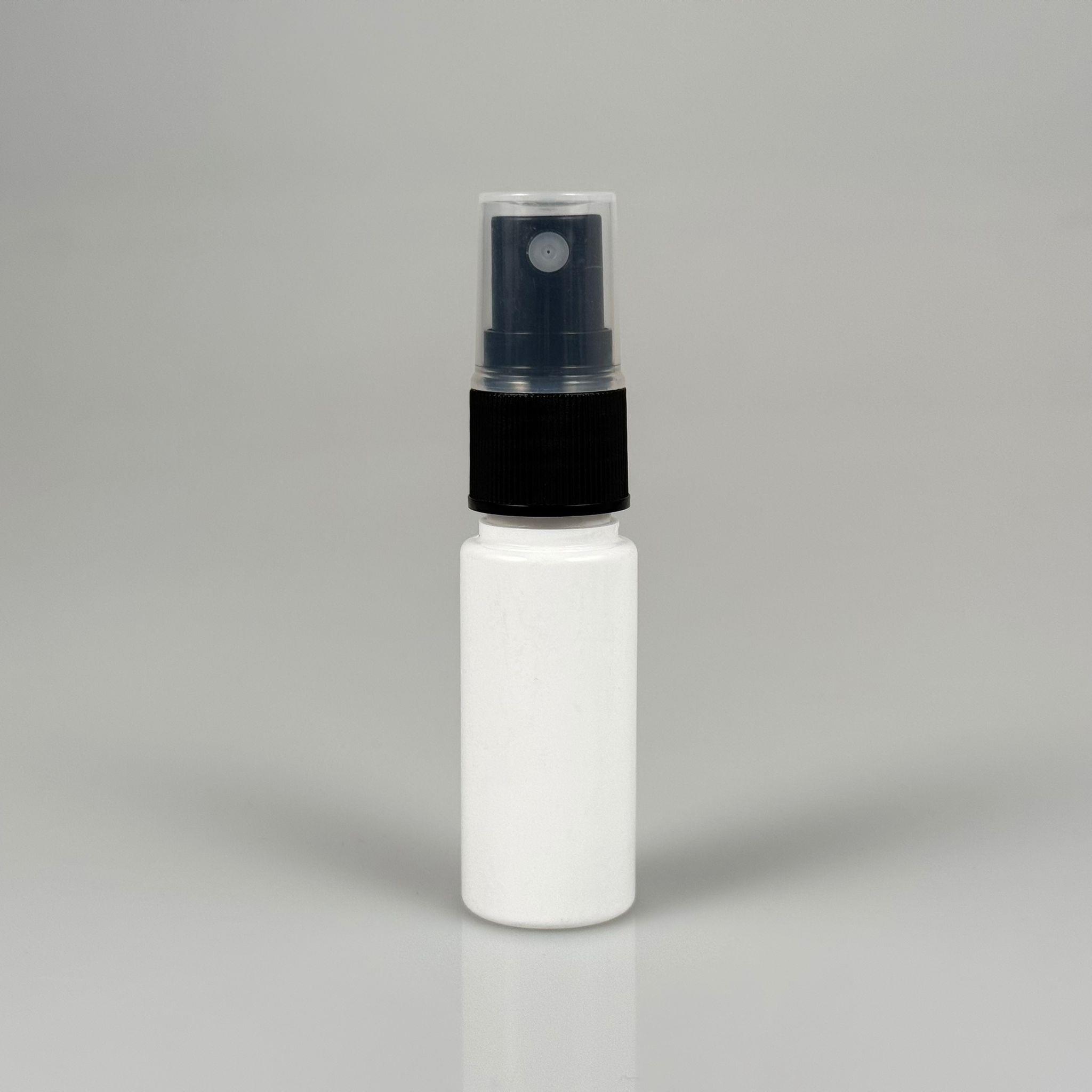 15 CC SİLİNDİR PET ŞİŞE - SİYAH SPREYLİ - 15 ML PET ŞİŞE - BEYAZ