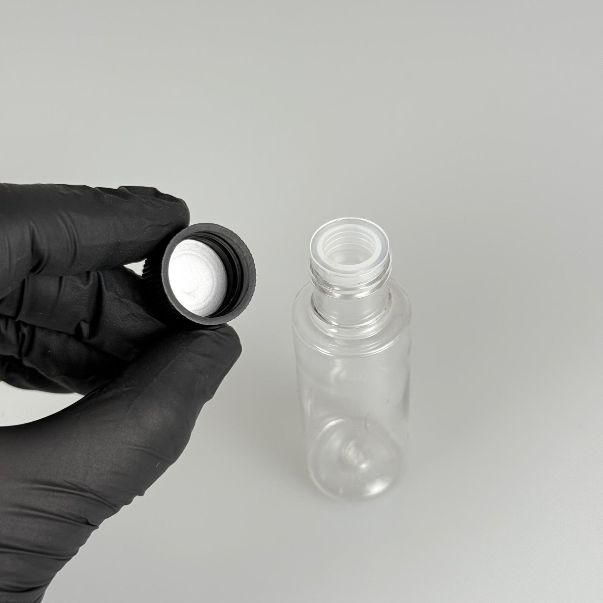 30 ML PET ŞİŞE + CONTALI SİYAH KAPAK + KÖR TIPA TAKIM - 30 CC SIZDIRMAZ BOŞ PLASTİK ŞİŞELER
