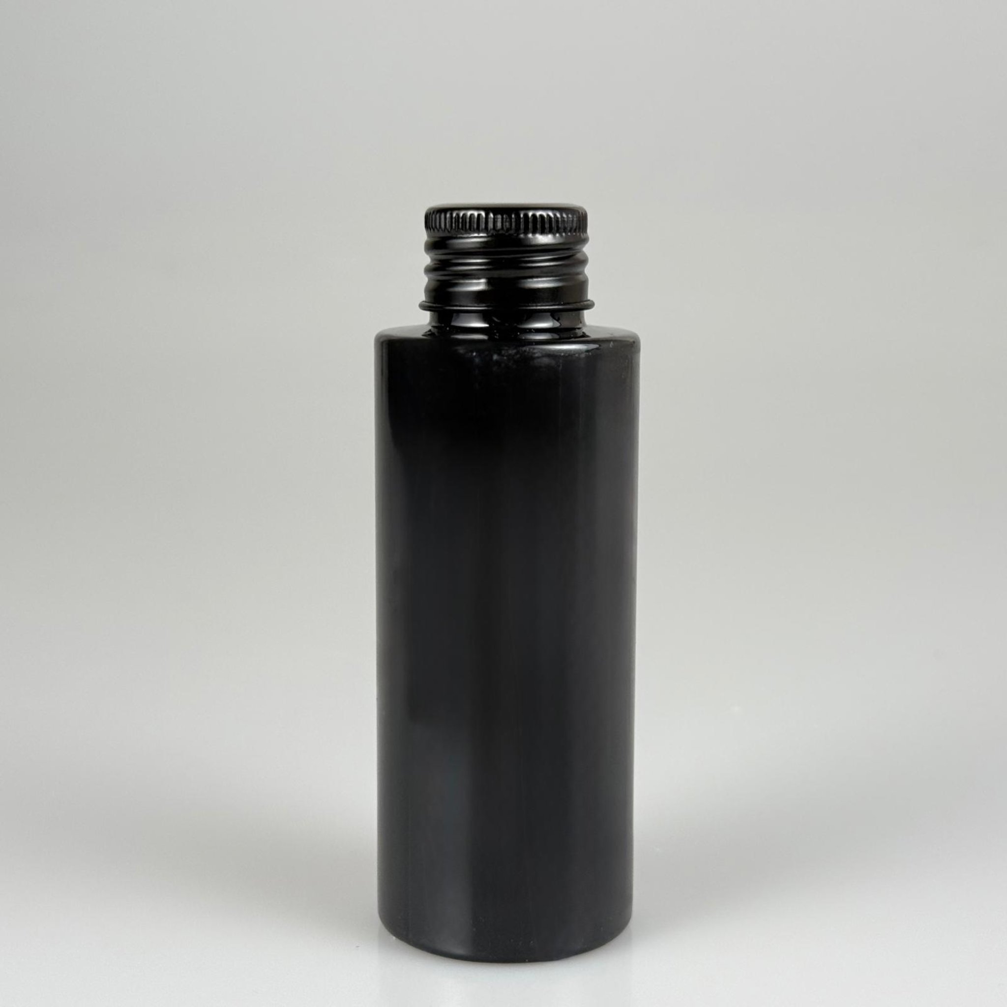 100 CC SİYAH SİLİNDİR KESKİN KÜT MODEL SERT PET ŞİŞE ( 17 GR - 24 AĞIZ ) + KÖPÜK CONTALI SİYAH METAL ALÜMİNYUM KAPAK TAKIM - 100 ML KAPAKLI SİYAH PLASTİK ŞİŞELER