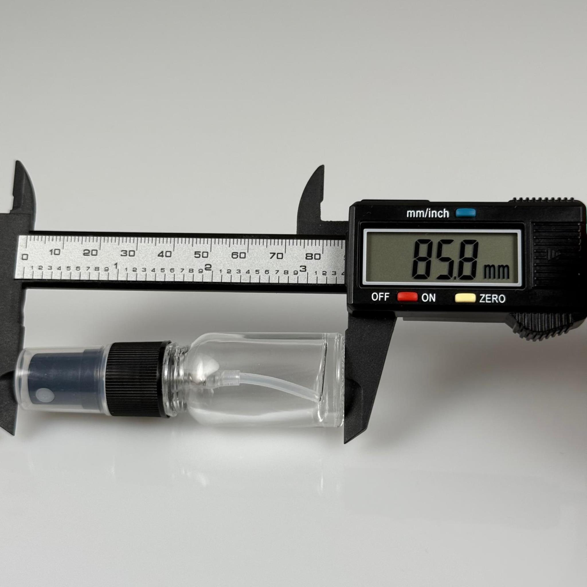 10 CC CAM ŞİŞE SİYAH SPREYLİ TAKIM - 10 ML SPREYLİ CAM ŞİŞE