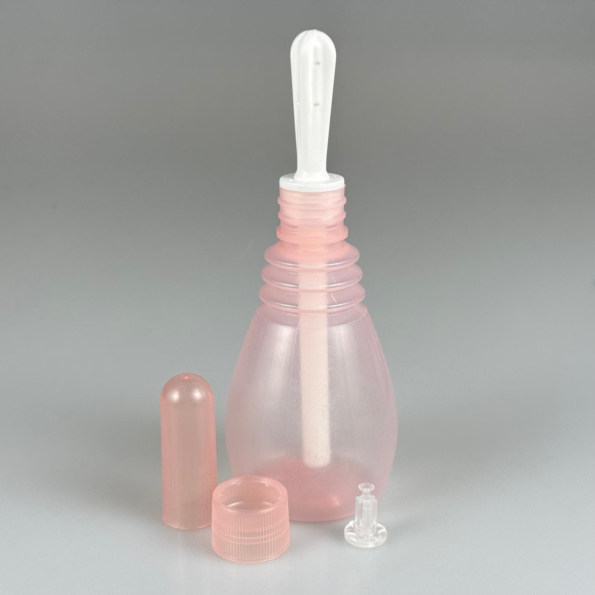 150 CC LAVMAN ŞİŞESİ - 150 ML KİLİTLİ BAŞLIKLI SIKILABİLİR YUMUŞAK PEMBE YARI SAYDAM LAVMAN ŞİŞESİ
