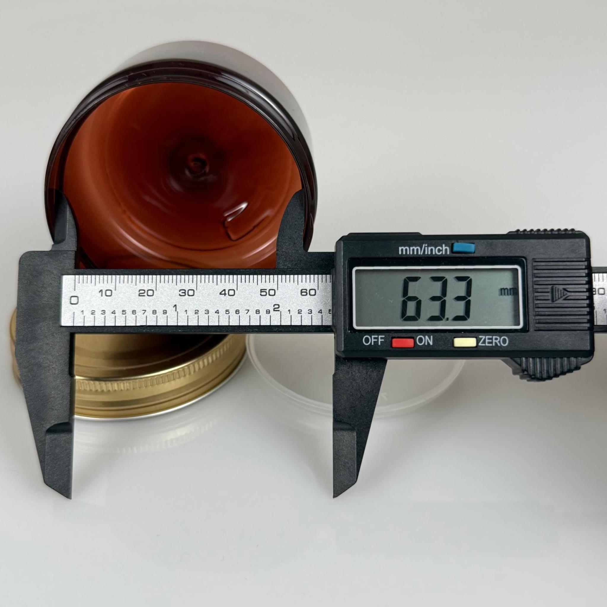 150 ML SERT PET KAVANOZ + GOLD METAL KAPAK + İÇ TIPA - 150 CC KALIN AMBER PLASTİK KAVANOZ GOLD METAL KAPAKLI İÇ TIPALI TAKIM - KREM KAVANOZLARI