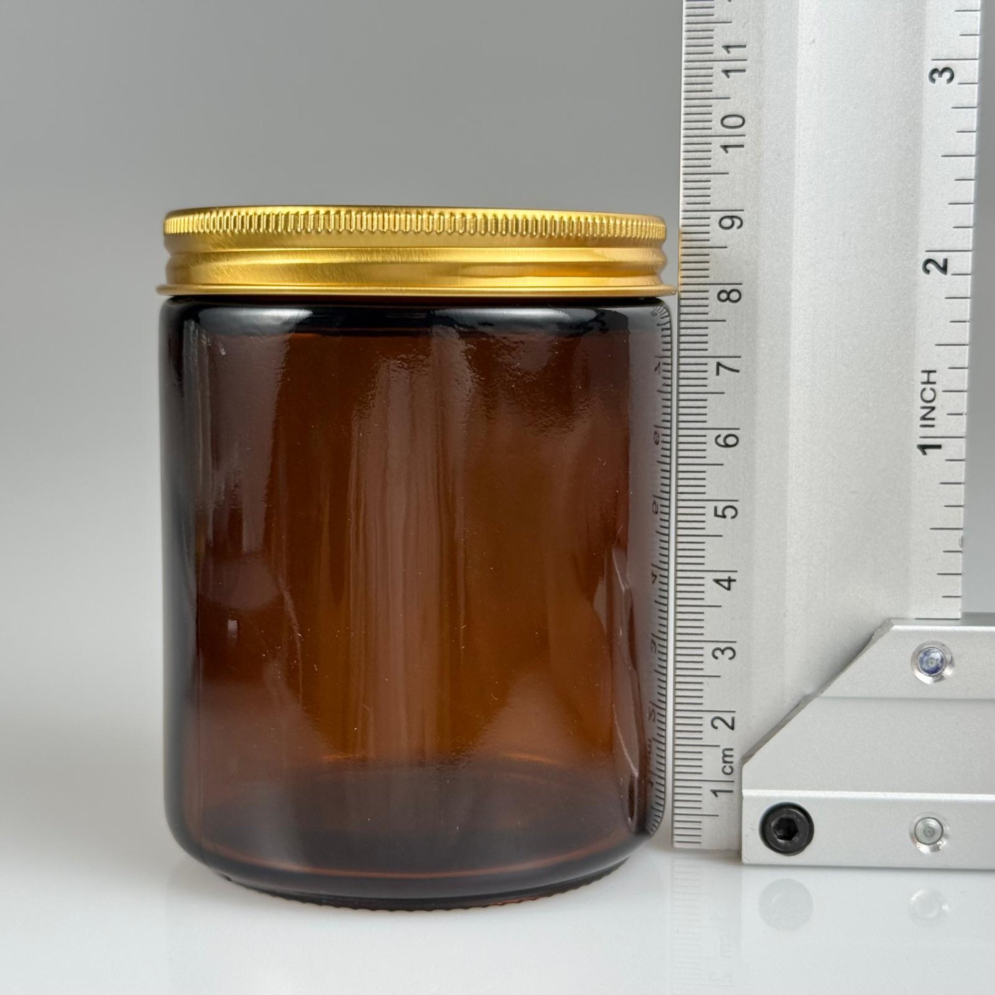 270 CC CAM AMBER MUM KAVANOZU - KÖPÜK CONTALI SIZDIRMAZ GOLD METAL KAPAKLI  - 270 ML KAHVERENGİ KREM KAVANOZU - AMBER MUM KAVANOZLARI - MEDİKAL KAVANOZ - ORJİNAL AMBER (BOYAMA DEĞİL)