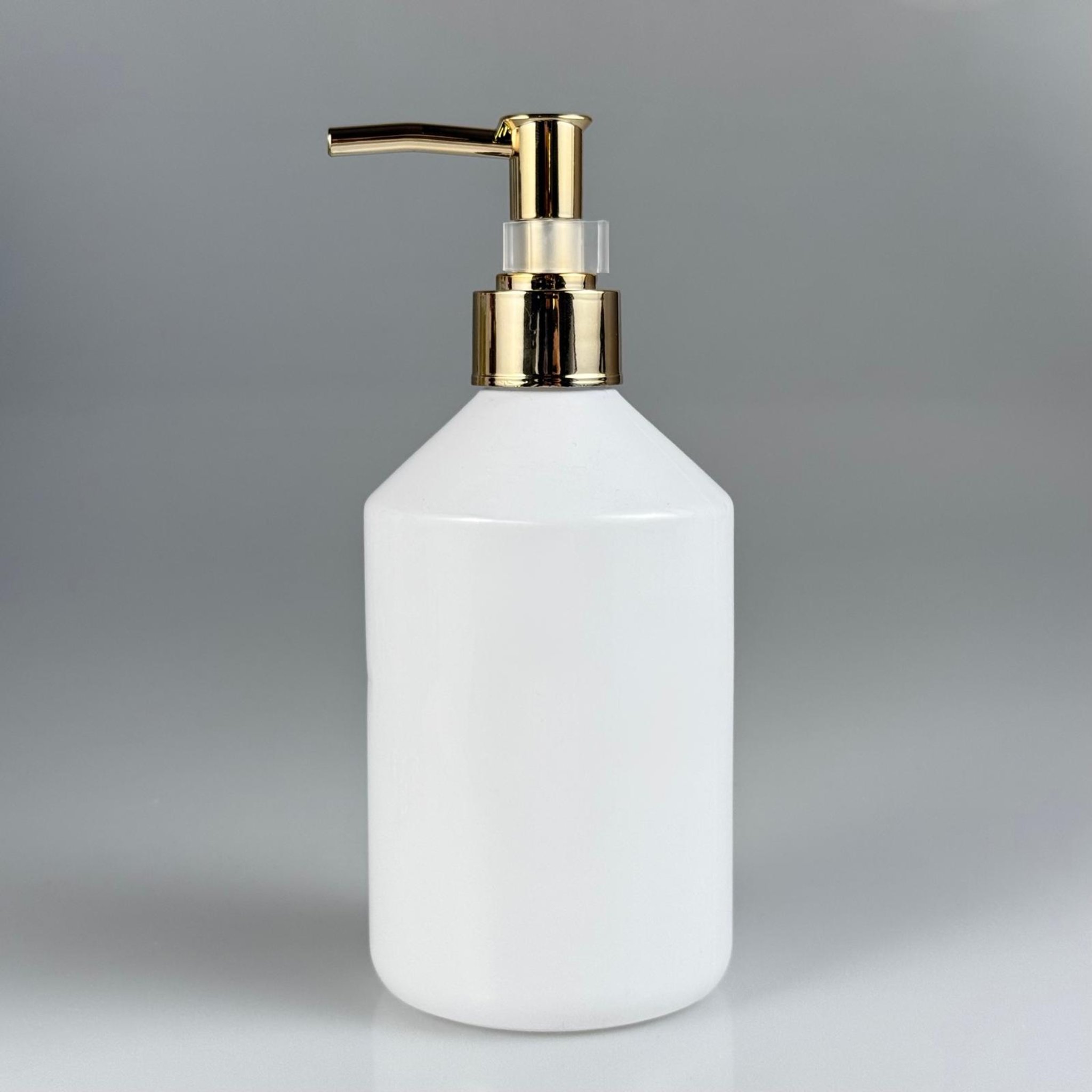 500 CC BEYAZ PET ŞİŞE - 500 ML BEYAZ PLASTİK ŞİŞE KLİPSLİ LÜX GOLD POMPALI - LÜKS SIVI SABUN POMPALI PLASTİK ŞİŞE