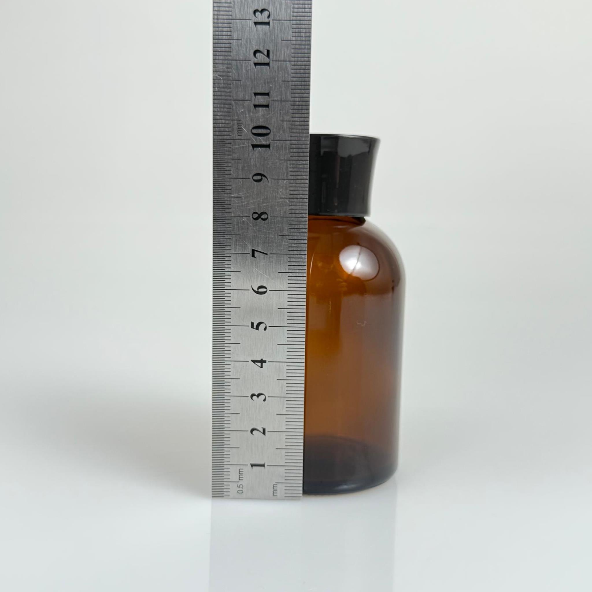 100 CC AMBER CAM BAMBU ODA KOKUSU ŞİŞESİ - 100 ML ÇUBUKLU BAMBU ODA KOKUSU ŞİŞESİ - DİFÜZÖR ŞİŞE- CAM ŞİŞE + SİYAH LÜX KAPAK + SİYAH TIPA