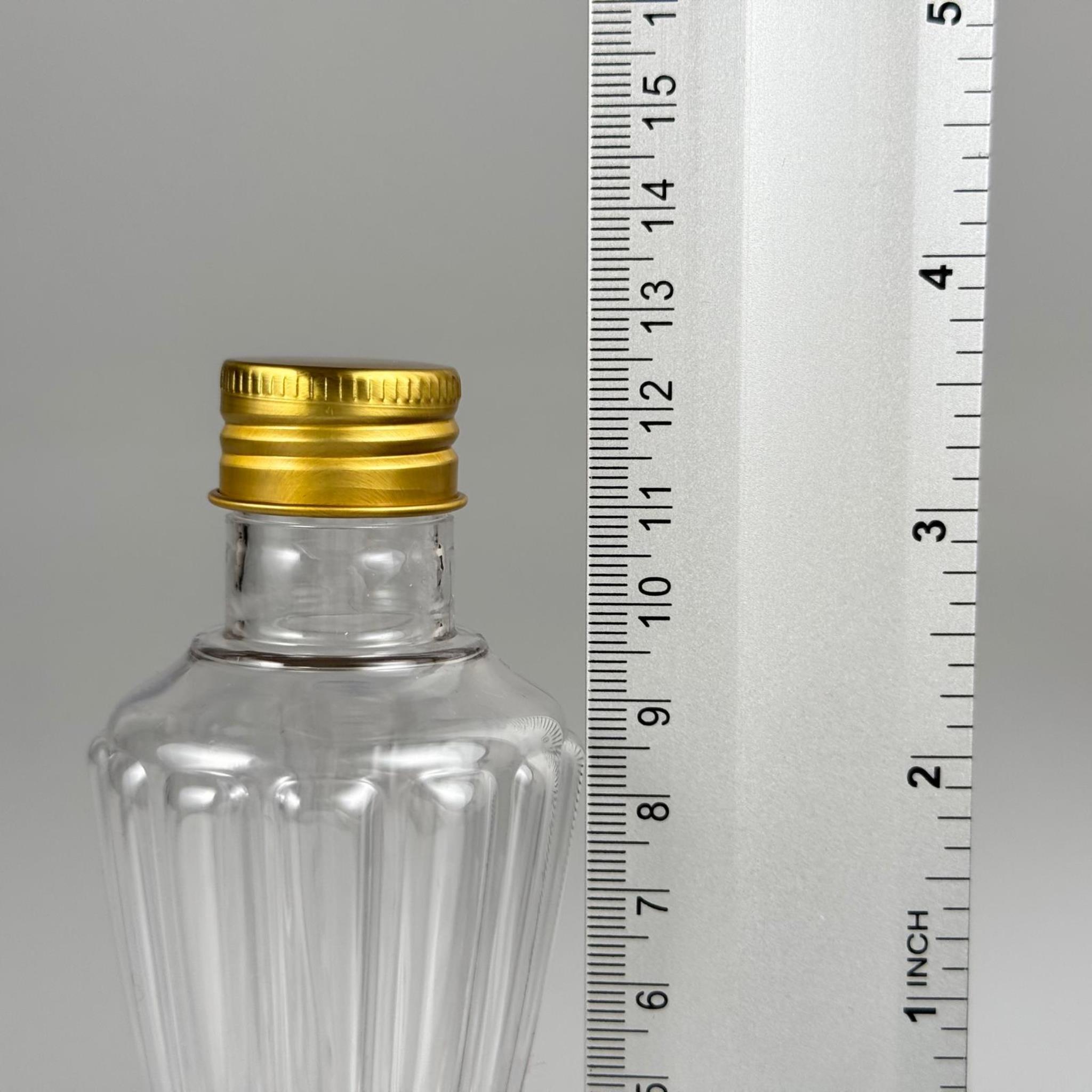 100 CC CAMPET VAZO HÜRREM KOLONYA ŞİŞESİ (24 AĞIZ) + KÖPÜK CONTALI GOLD METAL ALÜMİNYUM KAPAKLI + KOLONYA TIPALI TAKIM - 100 ML KAPAKLI PLASTİK ŞİŞELER