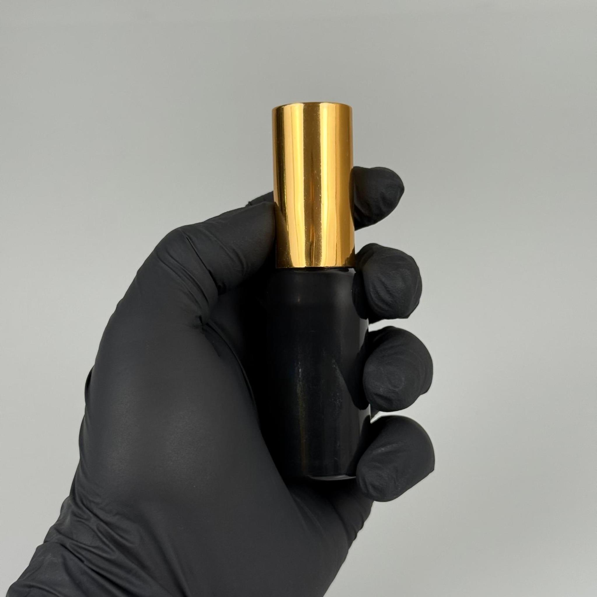 30 ML PET KOLONYA, PARFÜM VB ŞİŞELERİ - METAL ALÜMİNYUM GOLD KAPAK + VİDALI SPREY + 30 CC SİYAH ŞİŞE SET TAKIM