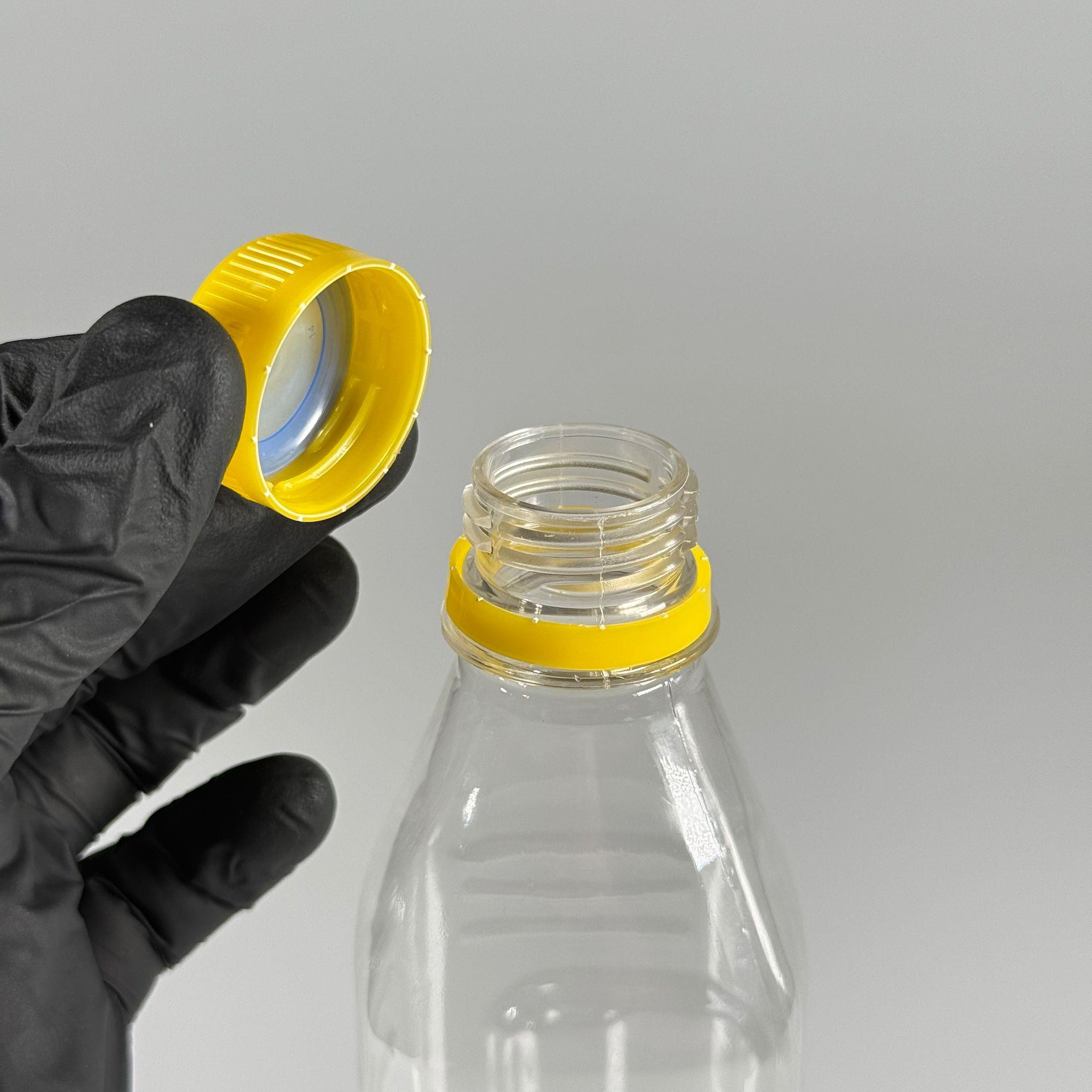 500 CC KÖŞELİ PET ŞİŞE - SARI KİLİTLİ KAPAKLI 0,5 LİTRE KARE PLASTİK ŞİŞE - ZEYTİNYAĞ ŞİŞESİ