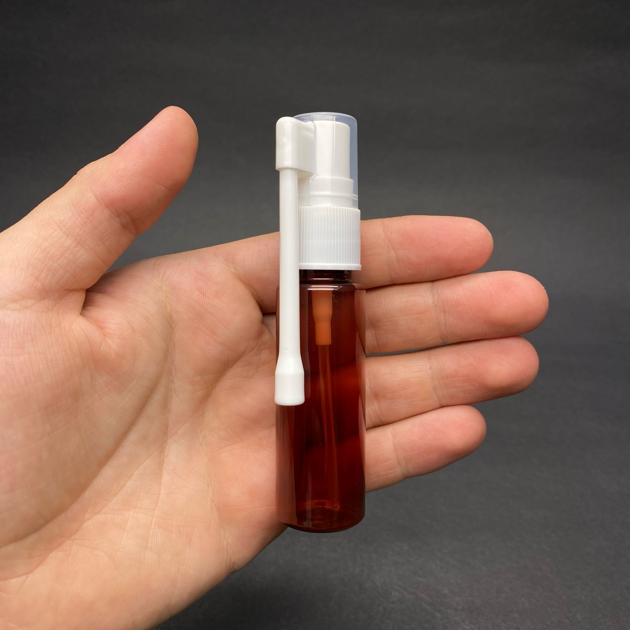 20 CC AMBER PET ŞİŞE- ORAL BOĞAZ SPREYLİ 20 ML PLASTİK ŞİŞE