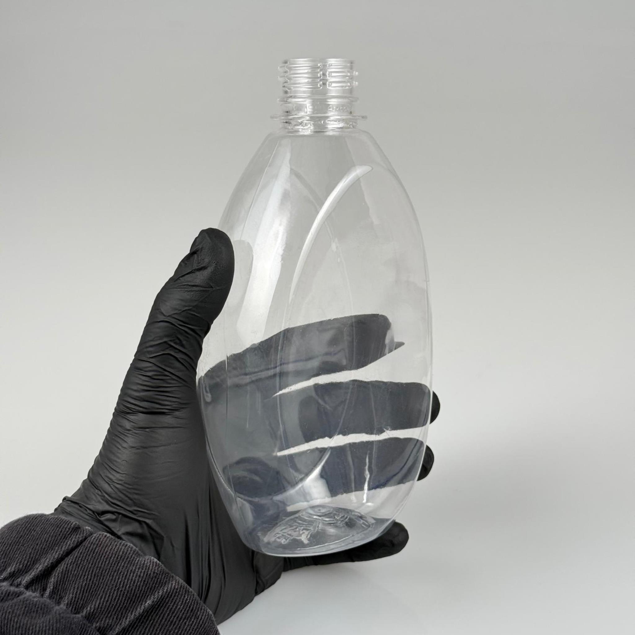 400 CC YASSI PET ŞİŞE - 28 AĞIZ KAPAKSIZ - 400 ML PLASTİK ŞİŞE
