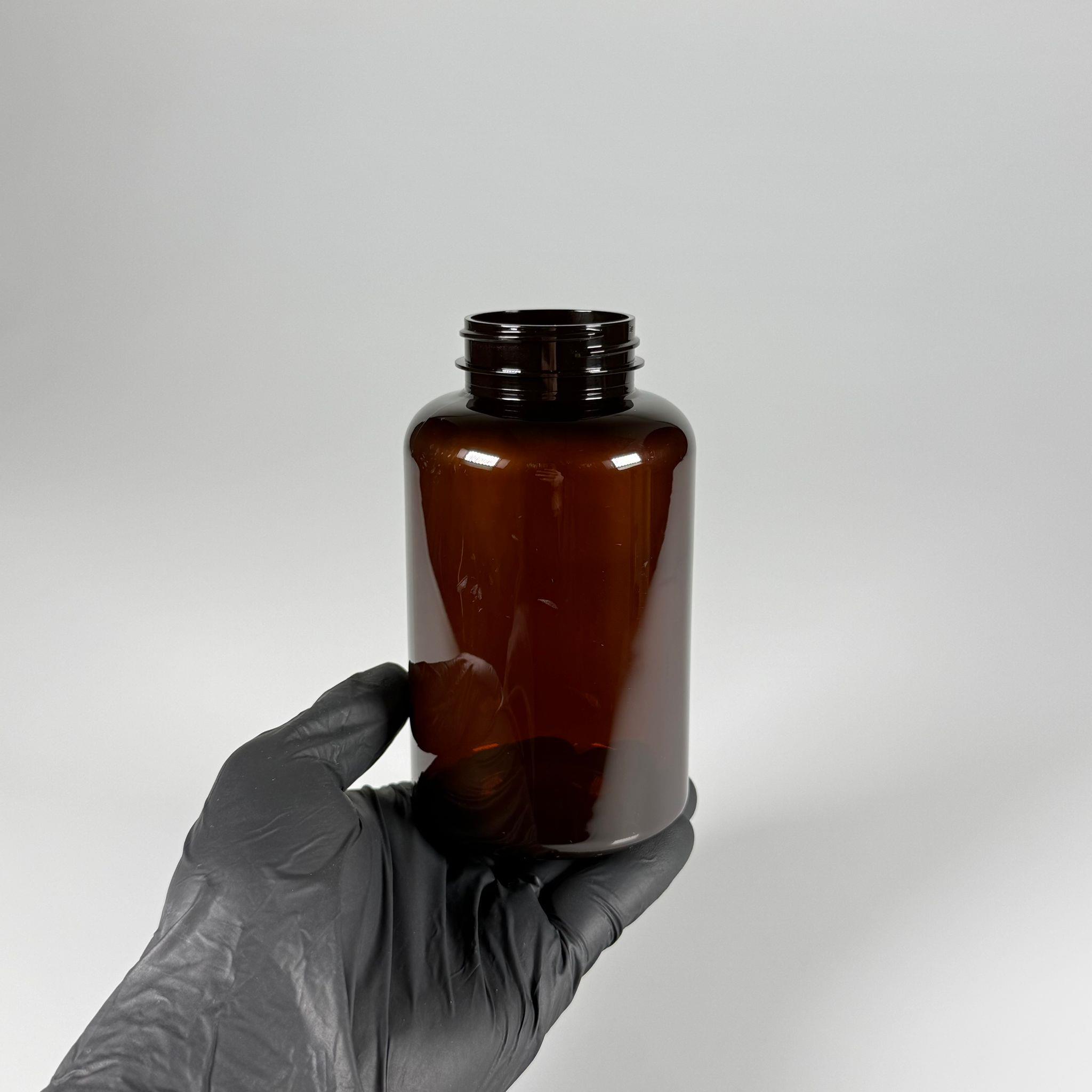 400 CC AMBER PET TABLET ŞİŞESİ - 45 AĞIZ KAPAKSIZ - 400 ML KAPSÜL KUTUSU - İLAÇ ŞİŞESİ - MEDİKAL HAP ŞİŞESİ - FARMASÖTİK KAVANOZ