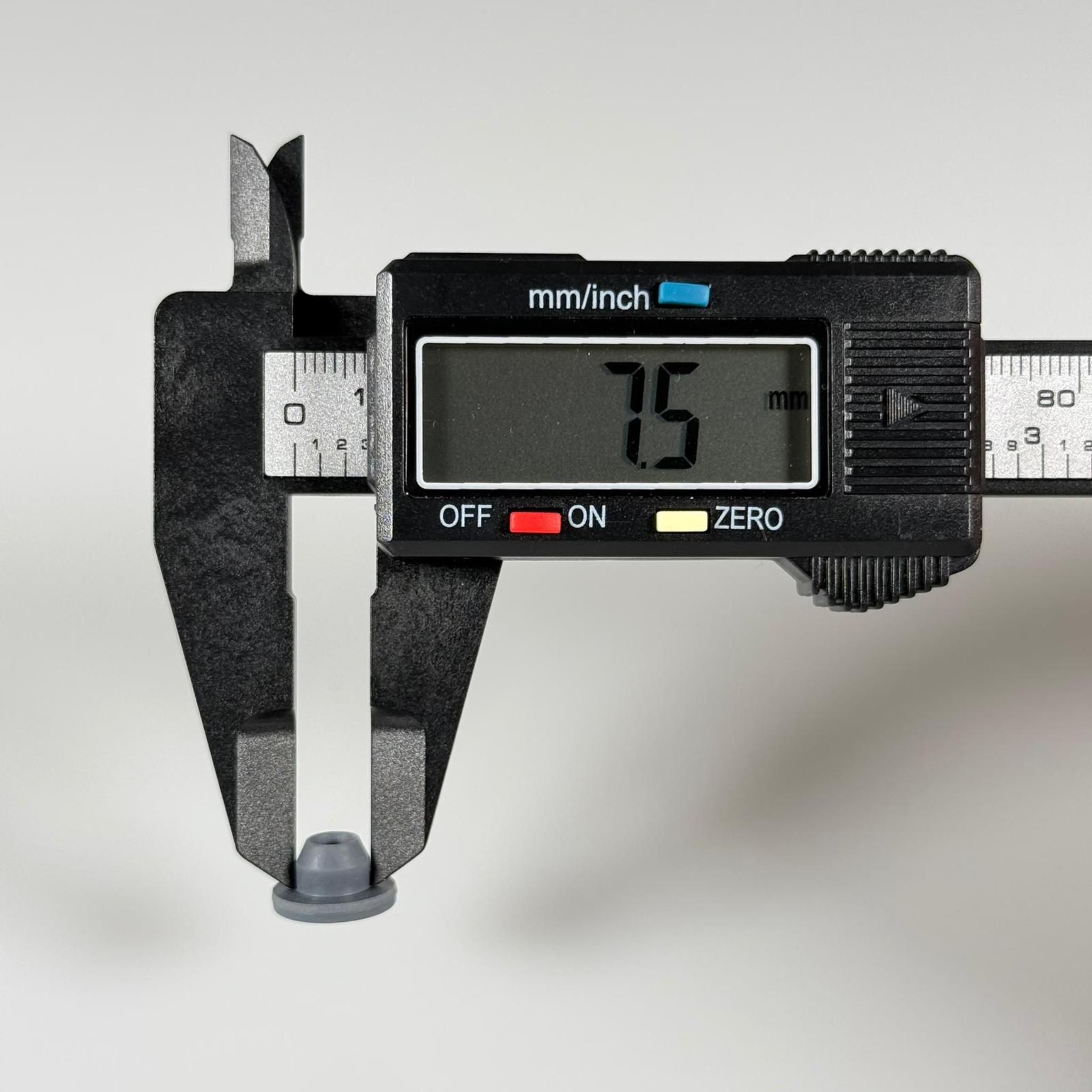 13 MM PENİSİLİN FLAKON KAUÇUK TAPA - BUTIL TAPA - KOYU GRİ (13 AĞIZ FLAKON VİAL ŞİŞELERE UYAR) - ENJEKSİYON TIPA STOPER