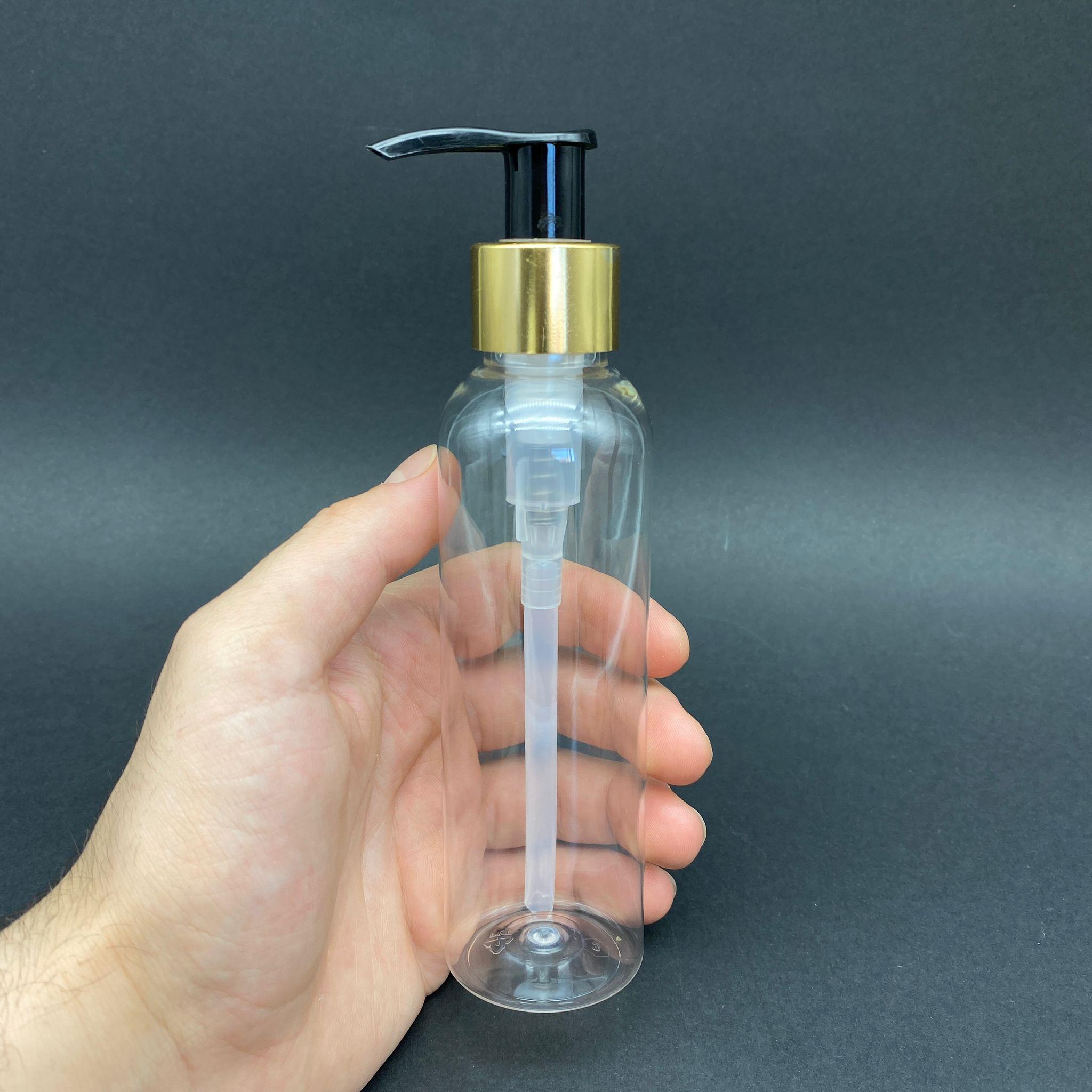 150 CC PET ŞİŞE - GOLD POMPALI - 150 ML POMPALI PLASTİK ŞİŞE