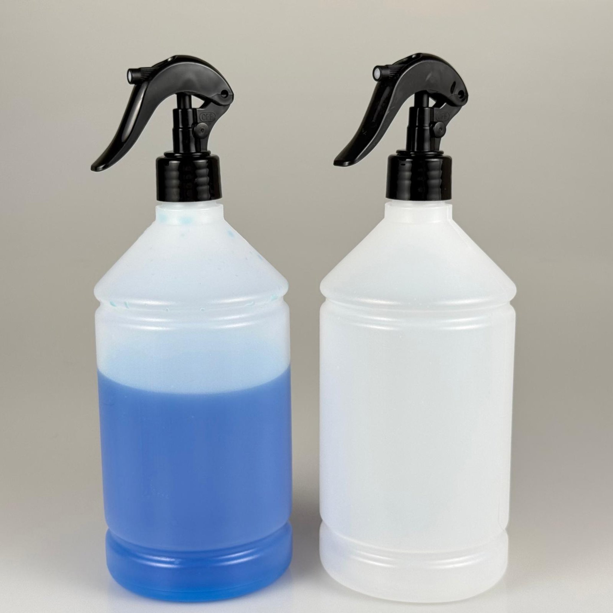 1000 CC TİNER ŞİŞESİ - SİYAH TRİGER TETİK SPREYLİ (DUMAN PÜSKÜRTÜR) - 1000 ML KİMYASALA DAYANIKLI PLASTİK ŞİŞE - 1 LT POLİETİLEN ŞİŞE
