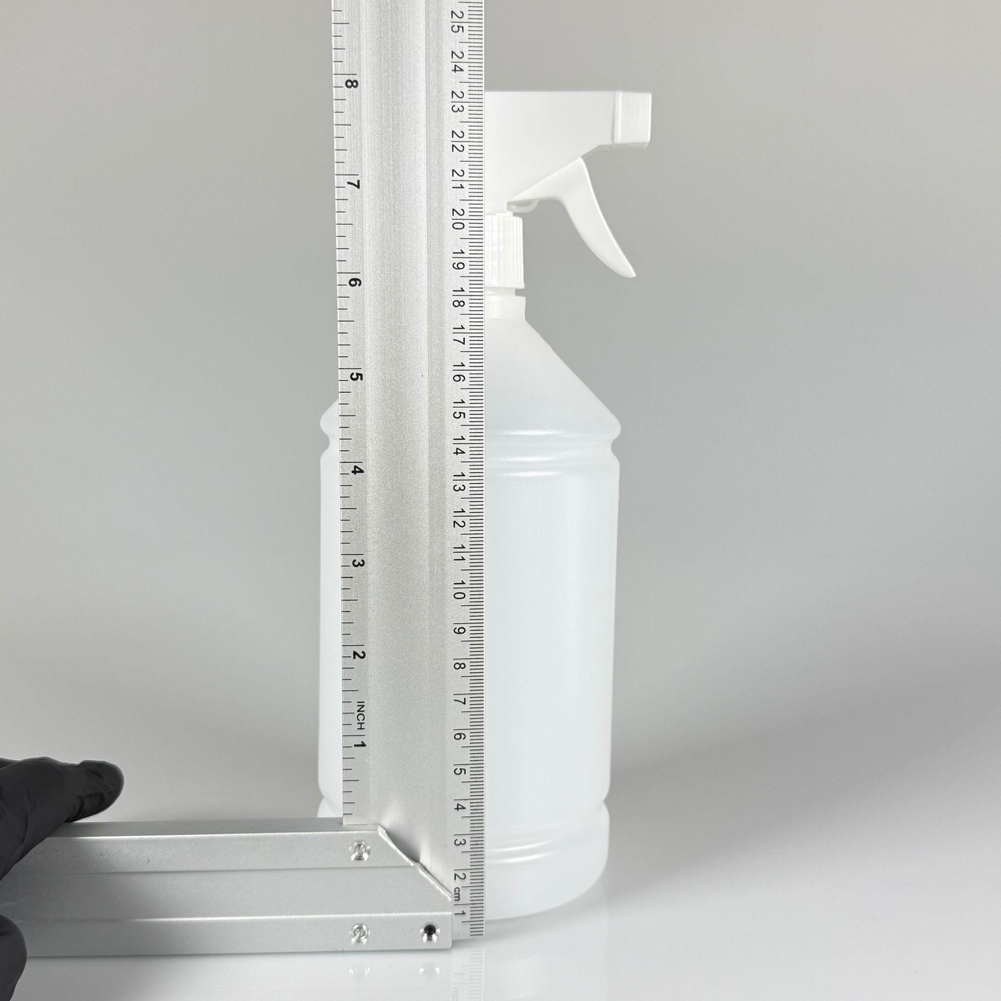 1000 CC TİNER ŞİŞESİ - BEYAZ  TRİGER TETİK SPREYLİ - 1000 ML KİMYASALA DAYANIKLI PLASTİK ŞİŞE - 1 LT POLİETİLEN ŞİŞE - KISA