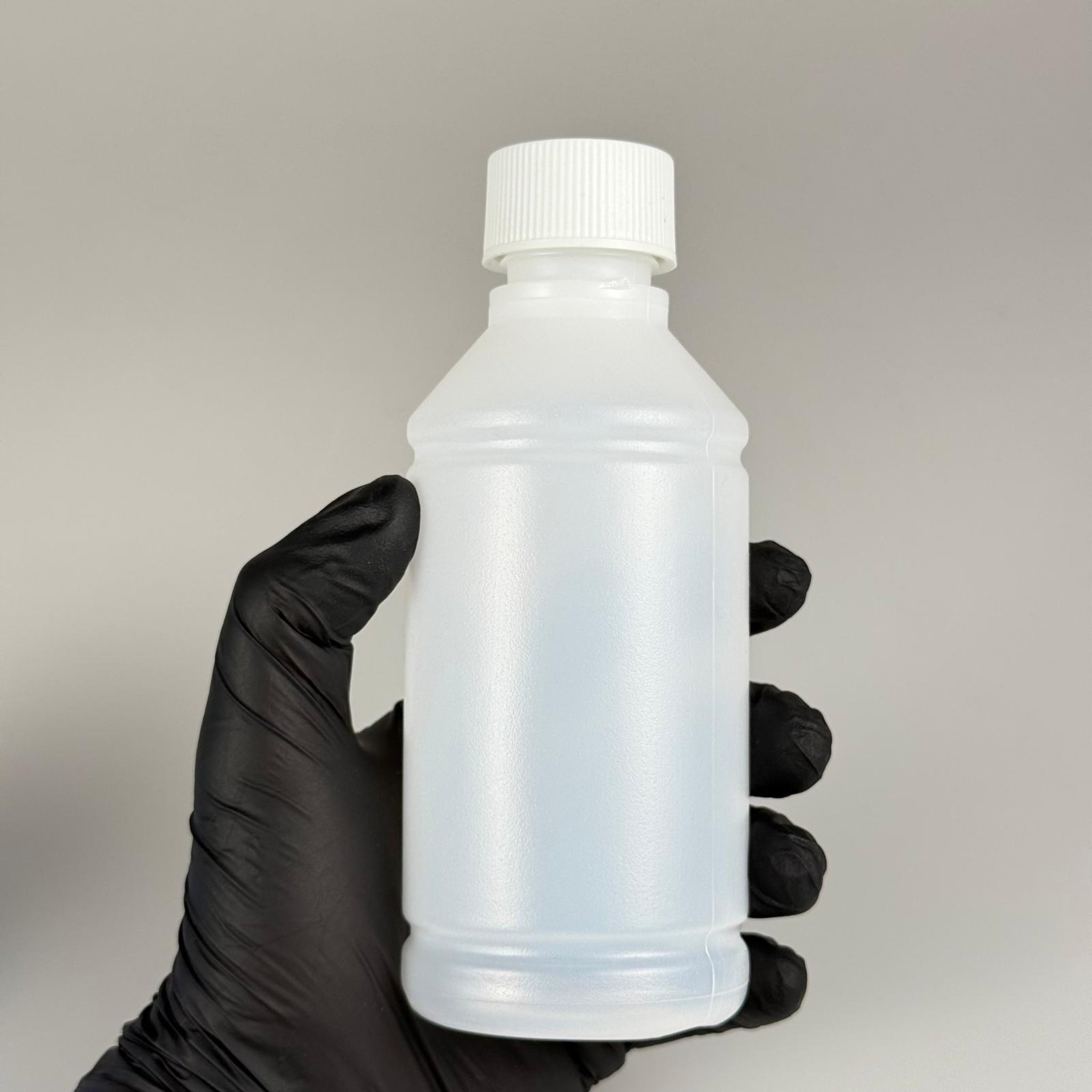 250 CC TİNER ŞİŞESİ - BEYAZ ÇOCUK EMNİYET KİLİTLİ KAPAKLI - 250 ML KİMYASALA DAYANIKLI PLASTİK ŞİŞE - 0,25 LT POLİETİLEN ŞİŞE