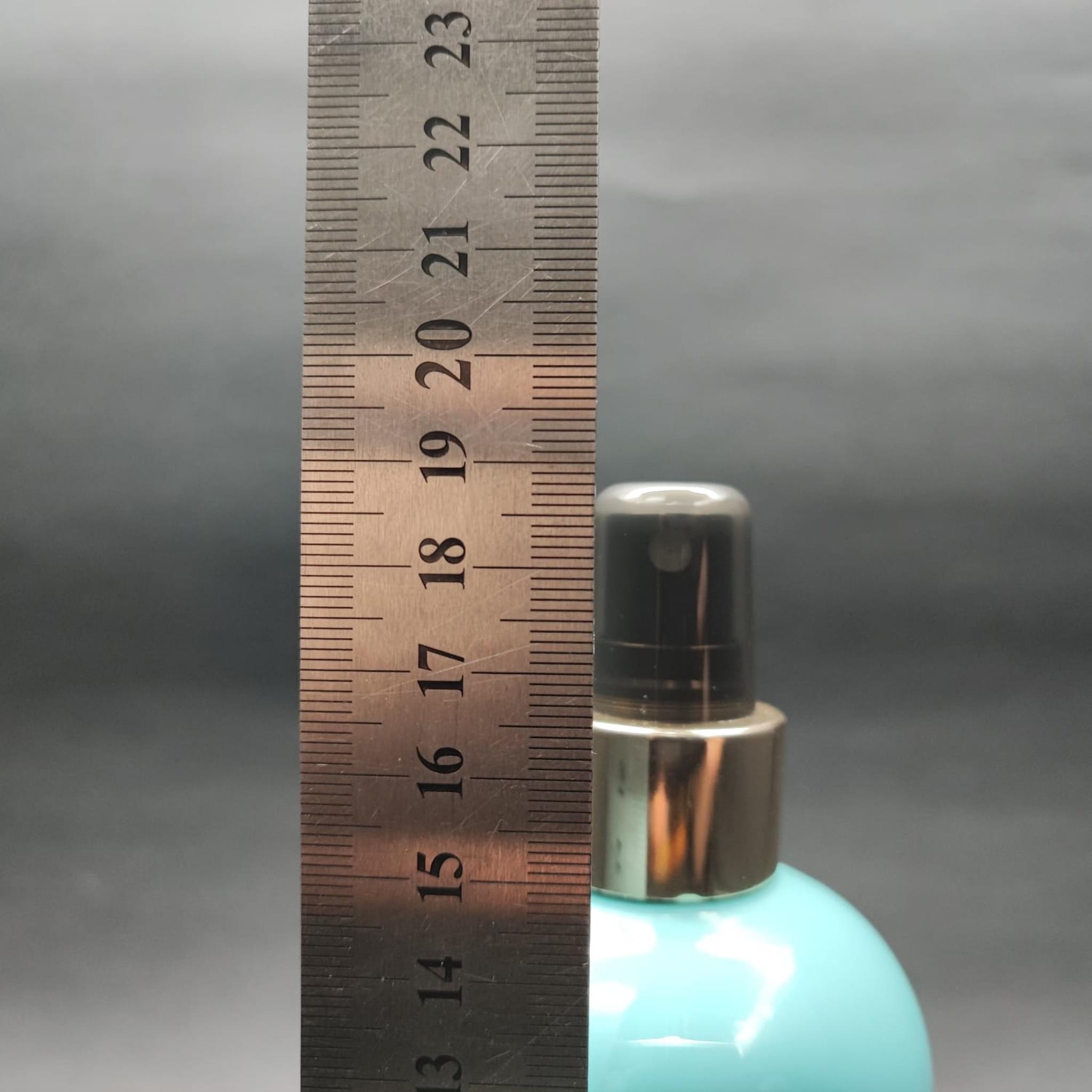 400 CC OVAL BOYUNLU SİLİNDİR PET ŞİŞE (30 GR) - GOLD SPREYLİ - 400 ML PLASTİK ŞİŞE - TURKUAZ