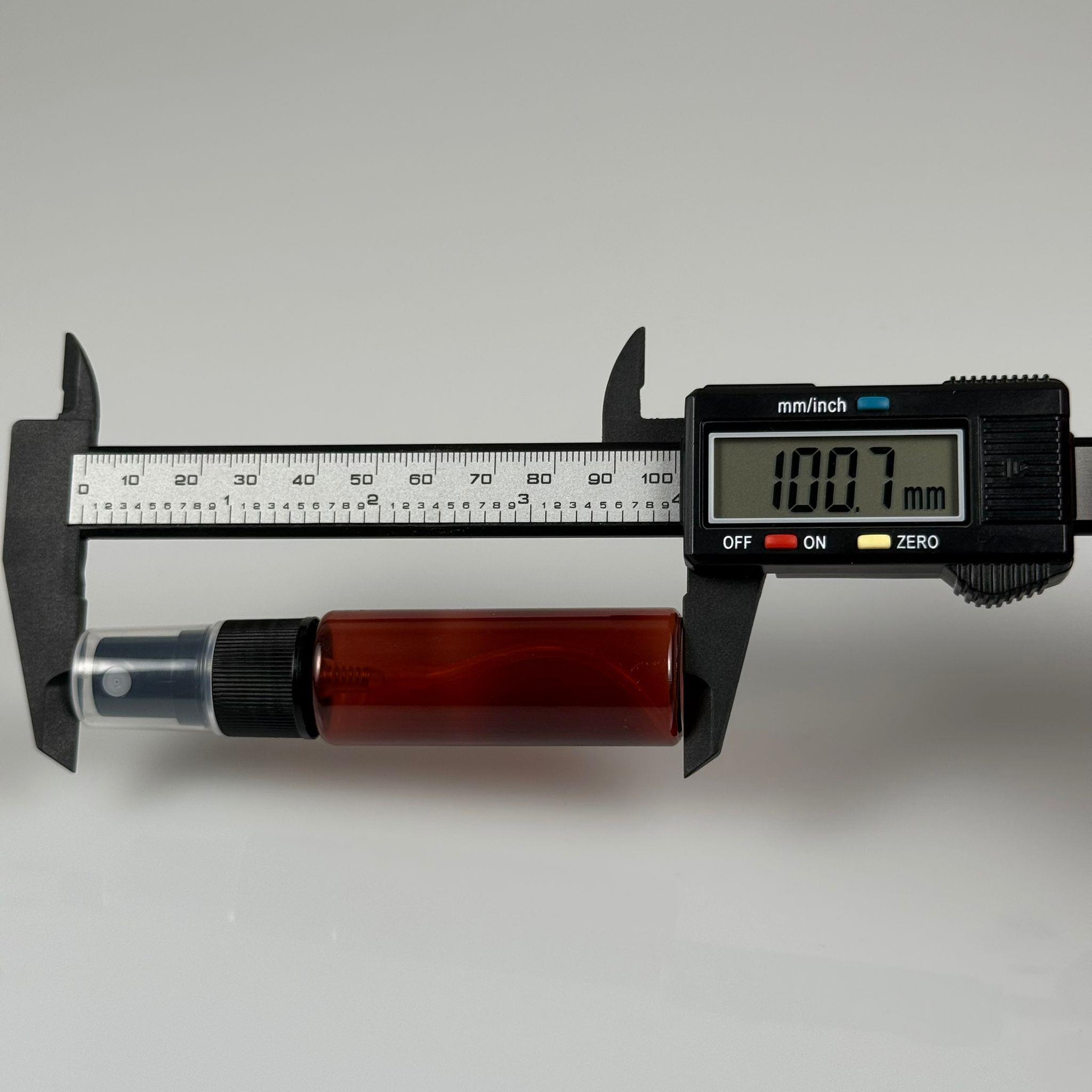 20 CC AMBER PET ŞİŞE - SİYAH SPREYLİ TESTER 20 ML PLASTİK ŞİŞE