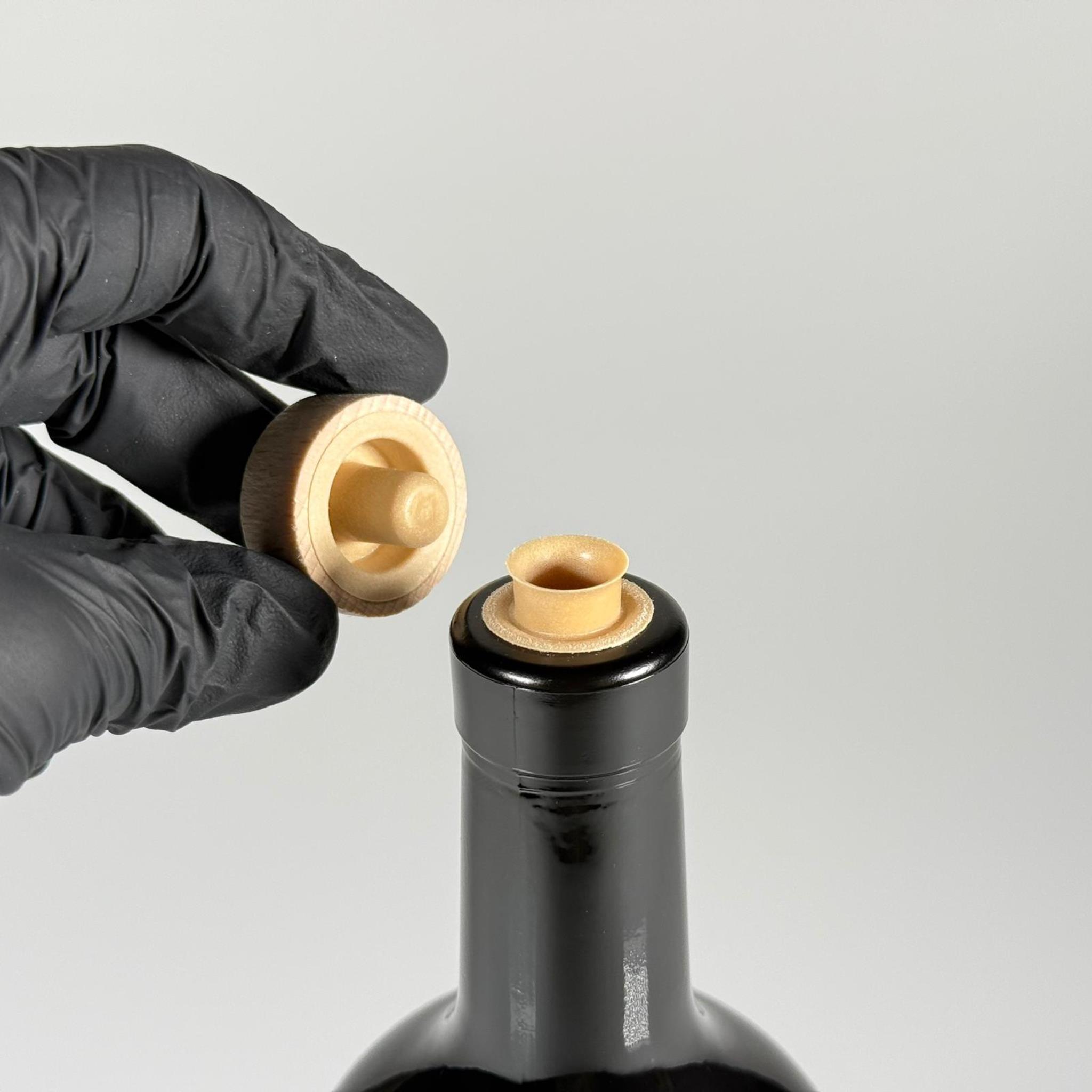 AHŞAP MANTAR  TIPA - YAĞDANLIK AKITICILI MANTAR TIPA - CAM ŞİŞE TIPASI