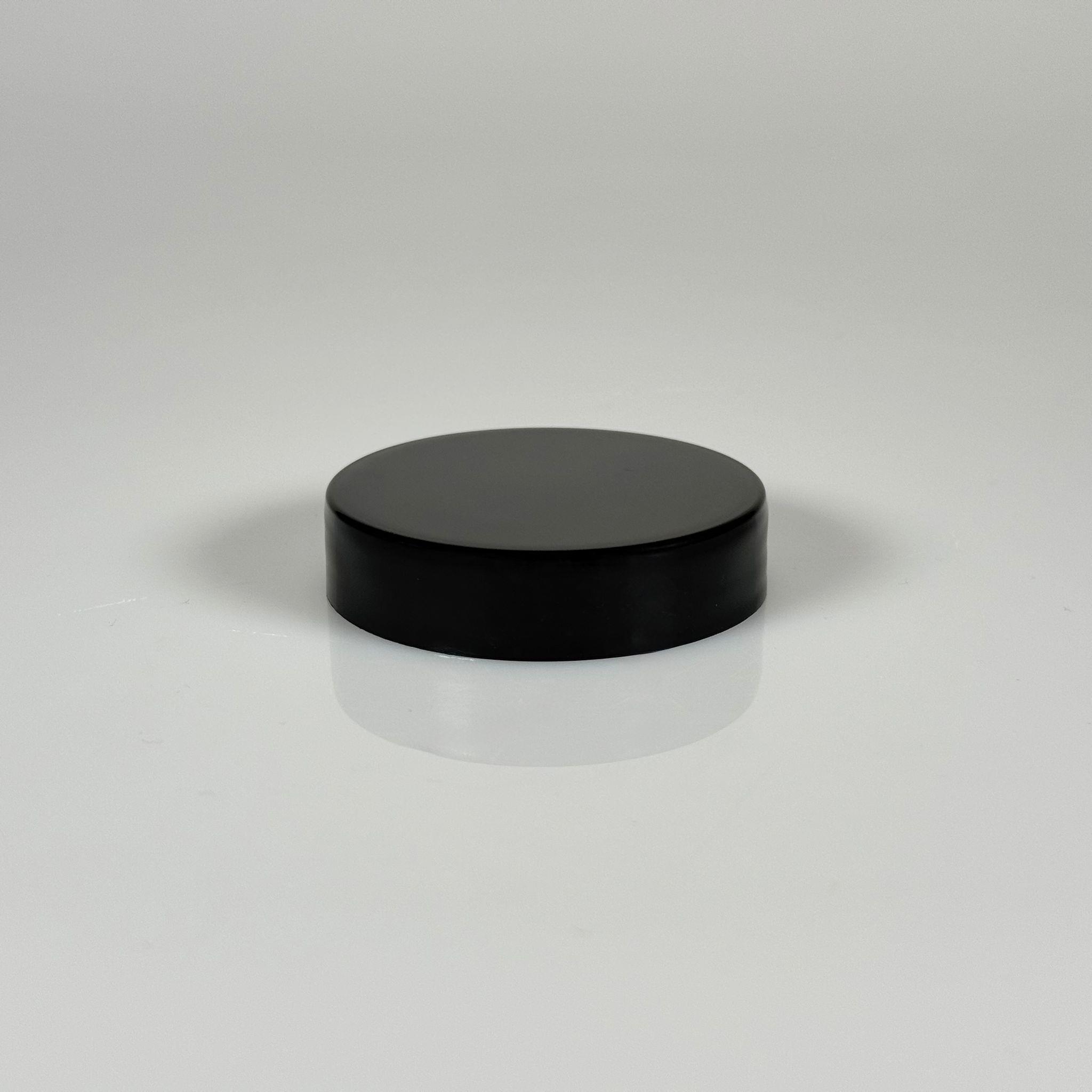 52 MM VİDALI PLASTİK KAPAK - SİYAH (50 CC CAM İTHAL KAVANOZU UYUMLU)