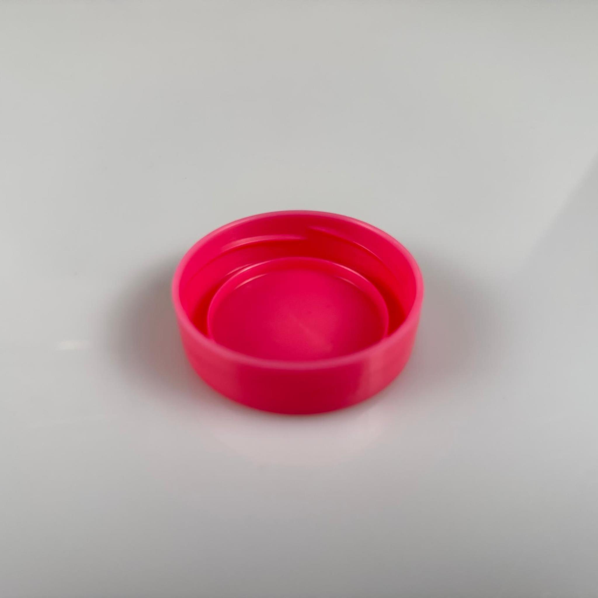53 MM TWİST-OFF PLASTİK PEMBE KAPAK - 53 MM PLASTİK KAPAK