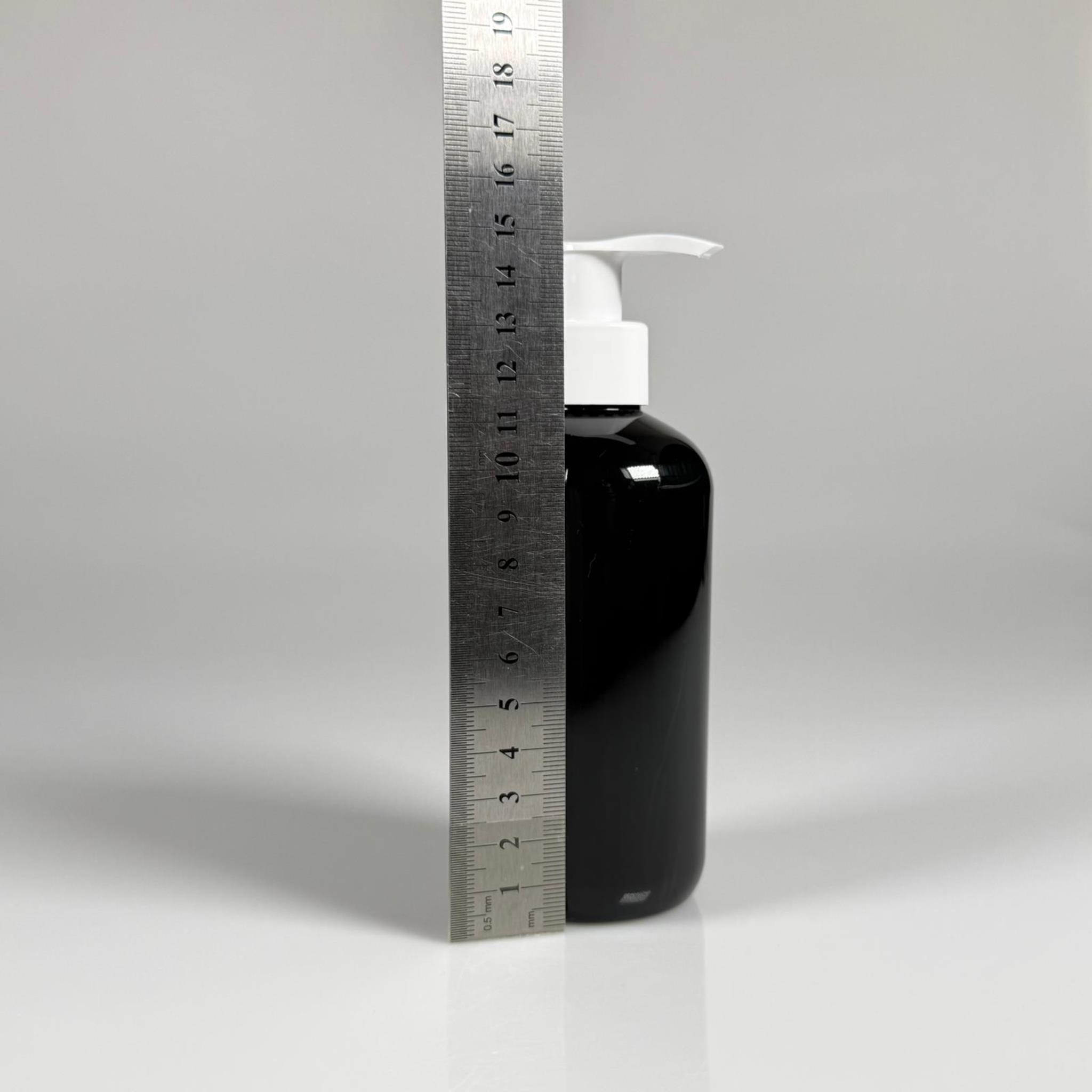 250 CC SİYAH ŞİŞE - BEYAZ POMPALI - 250 ML POMPALI PLASTİK ŞİŞE - ZEYNEP MODEL PET ŞİŞE